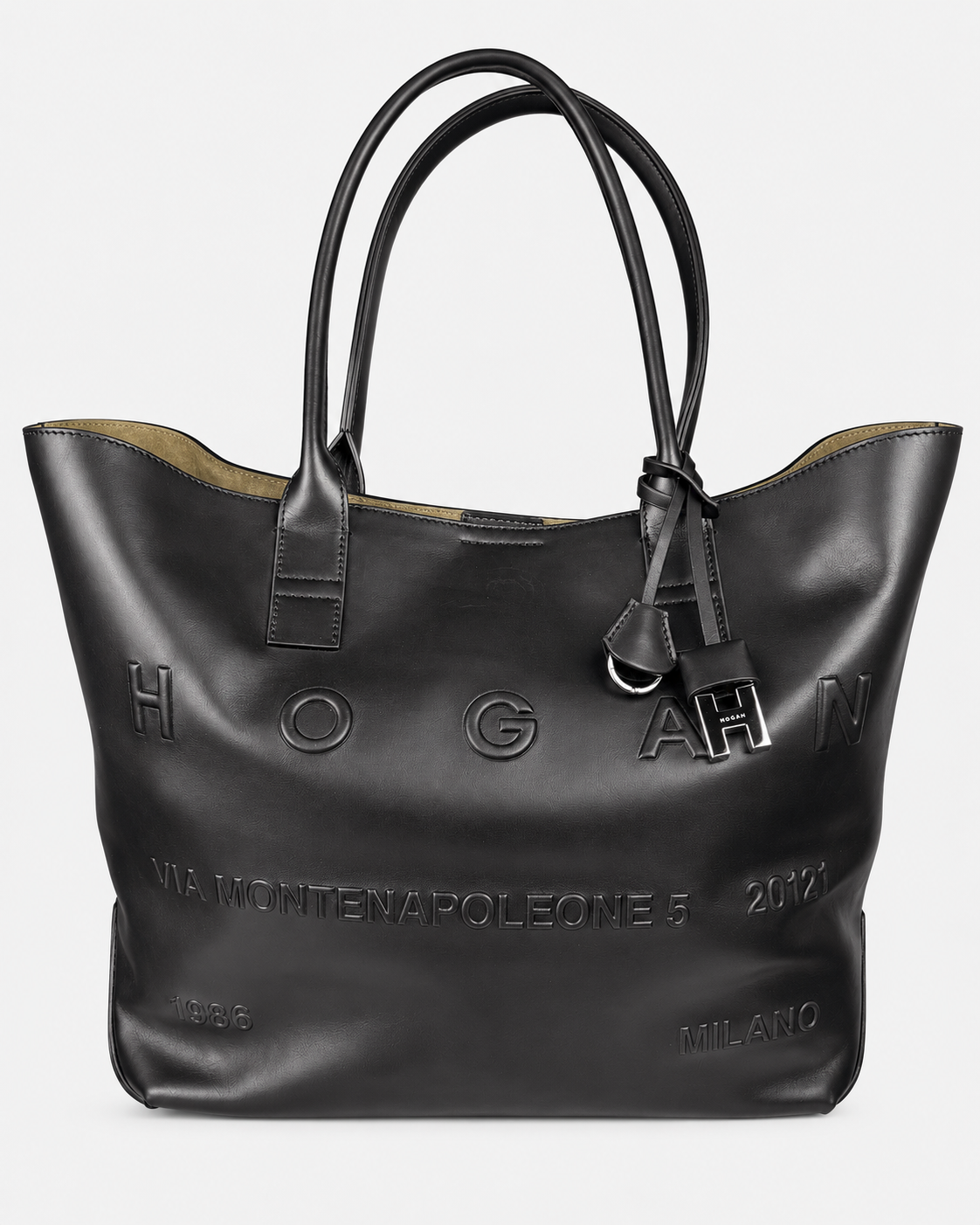 Hogan Borsa donna Shopping Address Media Nero