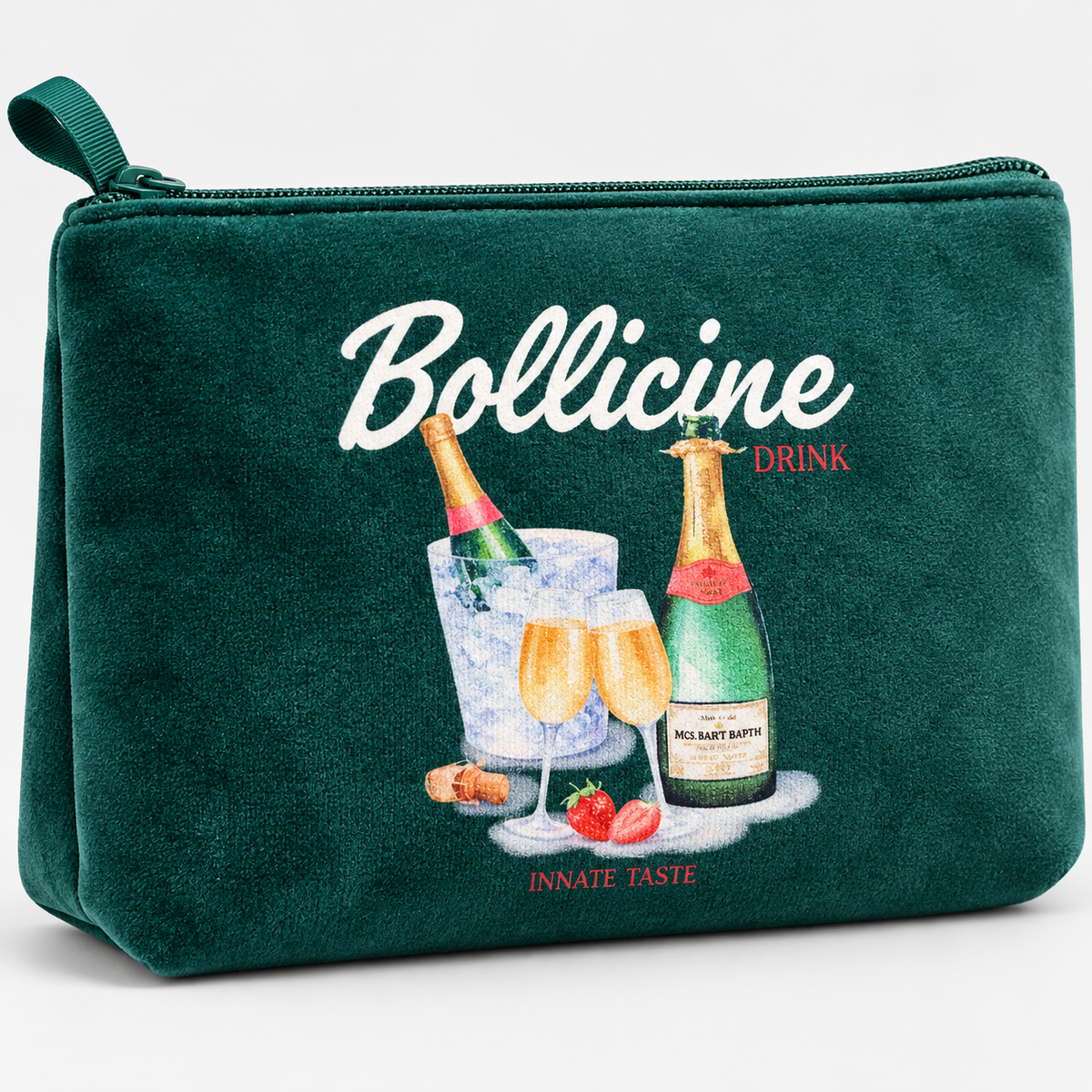 MC2 Saint Barth Pochette Donna Aline Bollicine Verde
