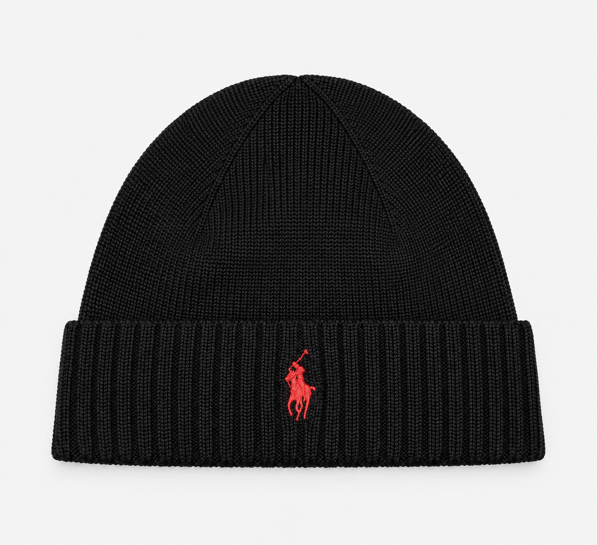 Black wool beanie