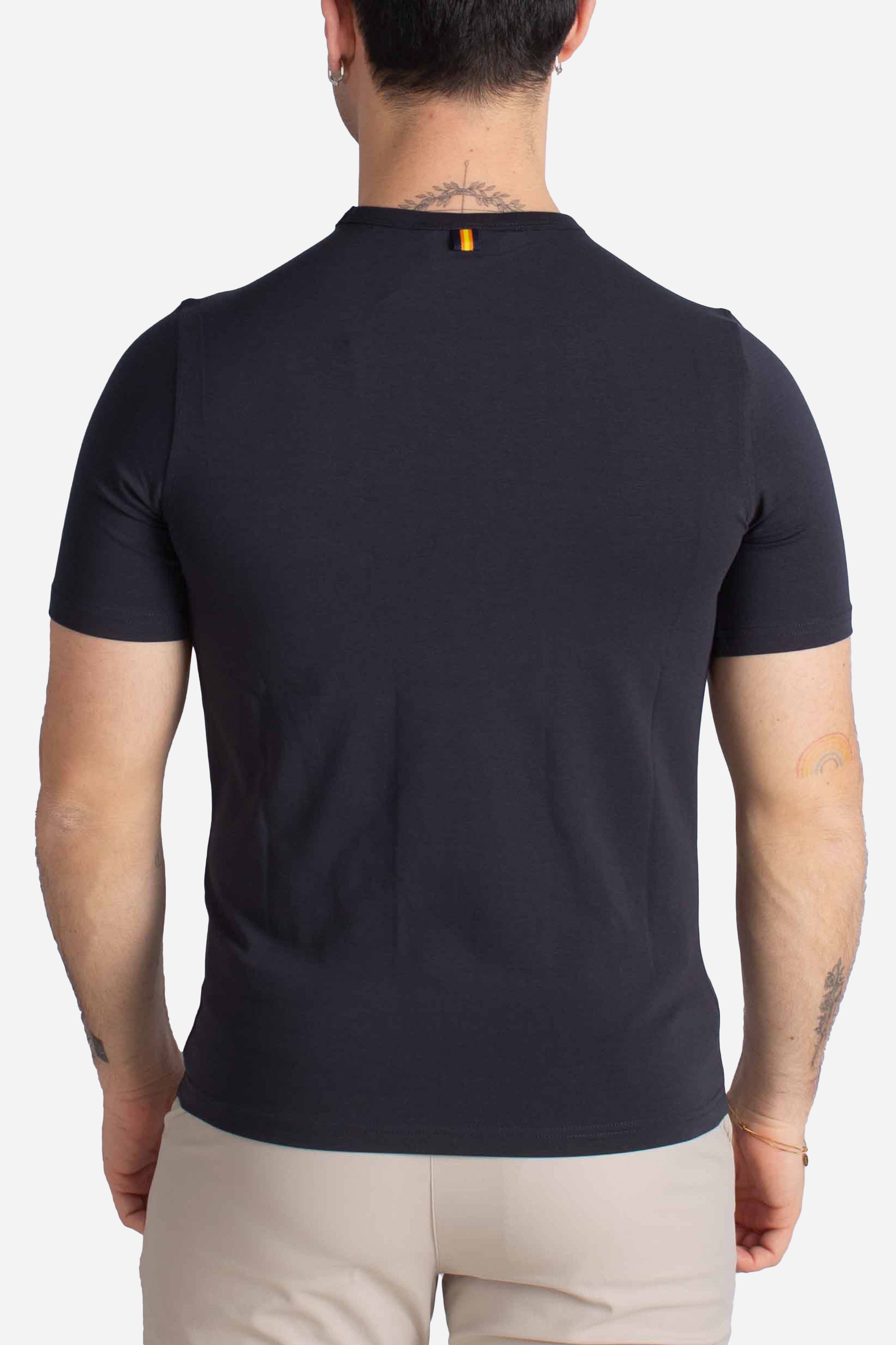 T-Shirt Leggera Adame light stretch jersey blue depth