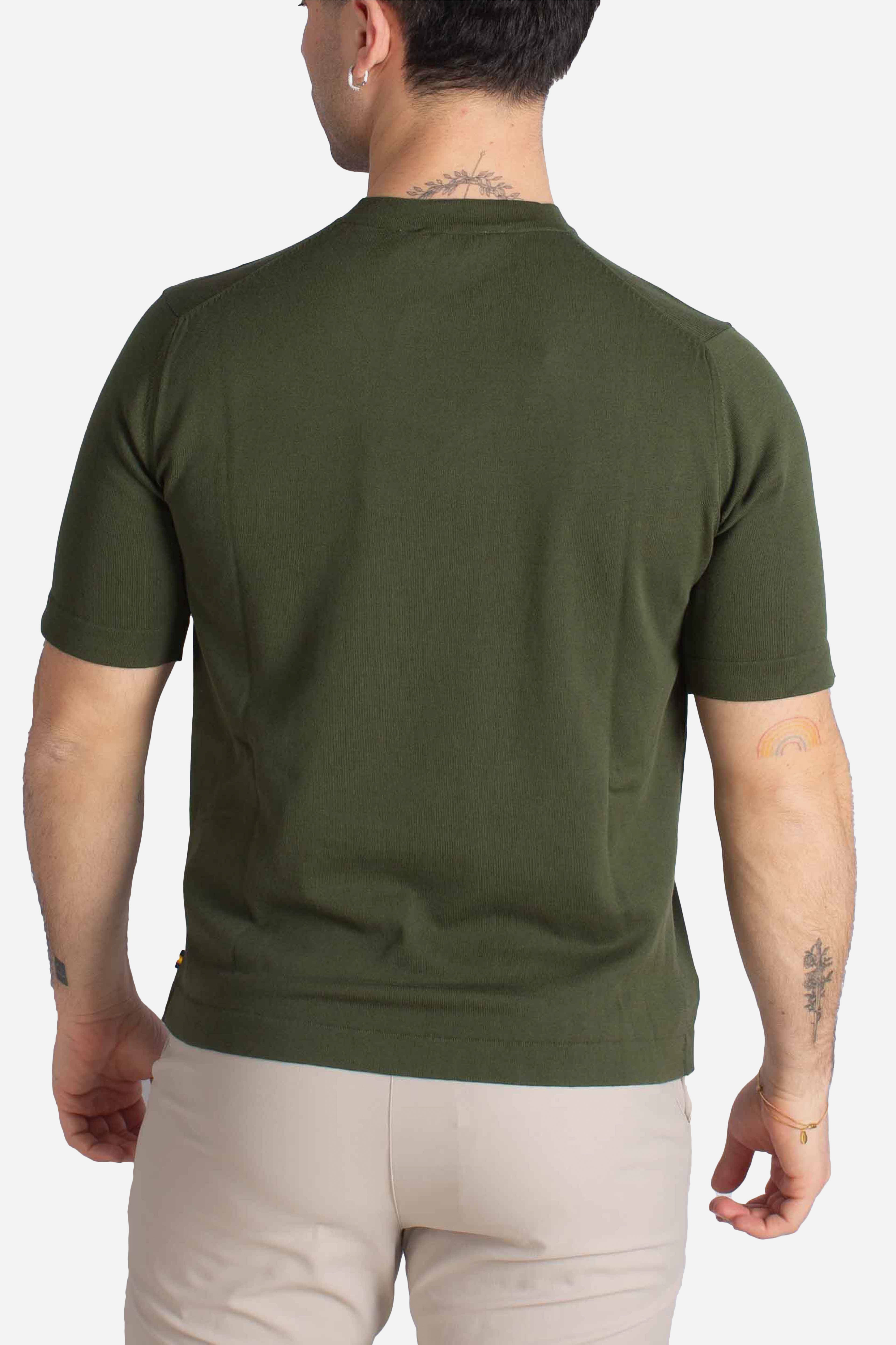 Maglia Combe in cotone green Africa