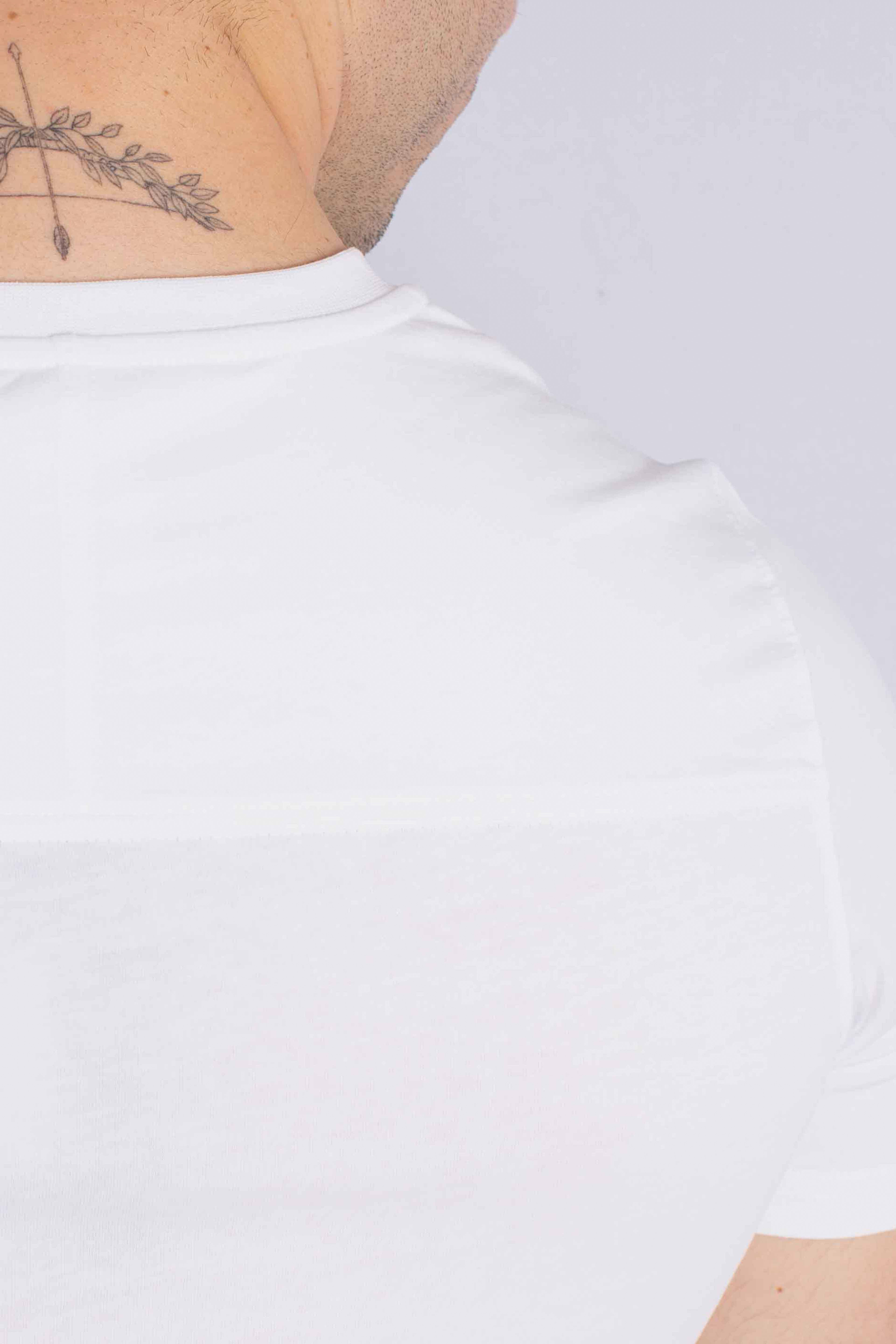 T-shirt Leonide con logo white