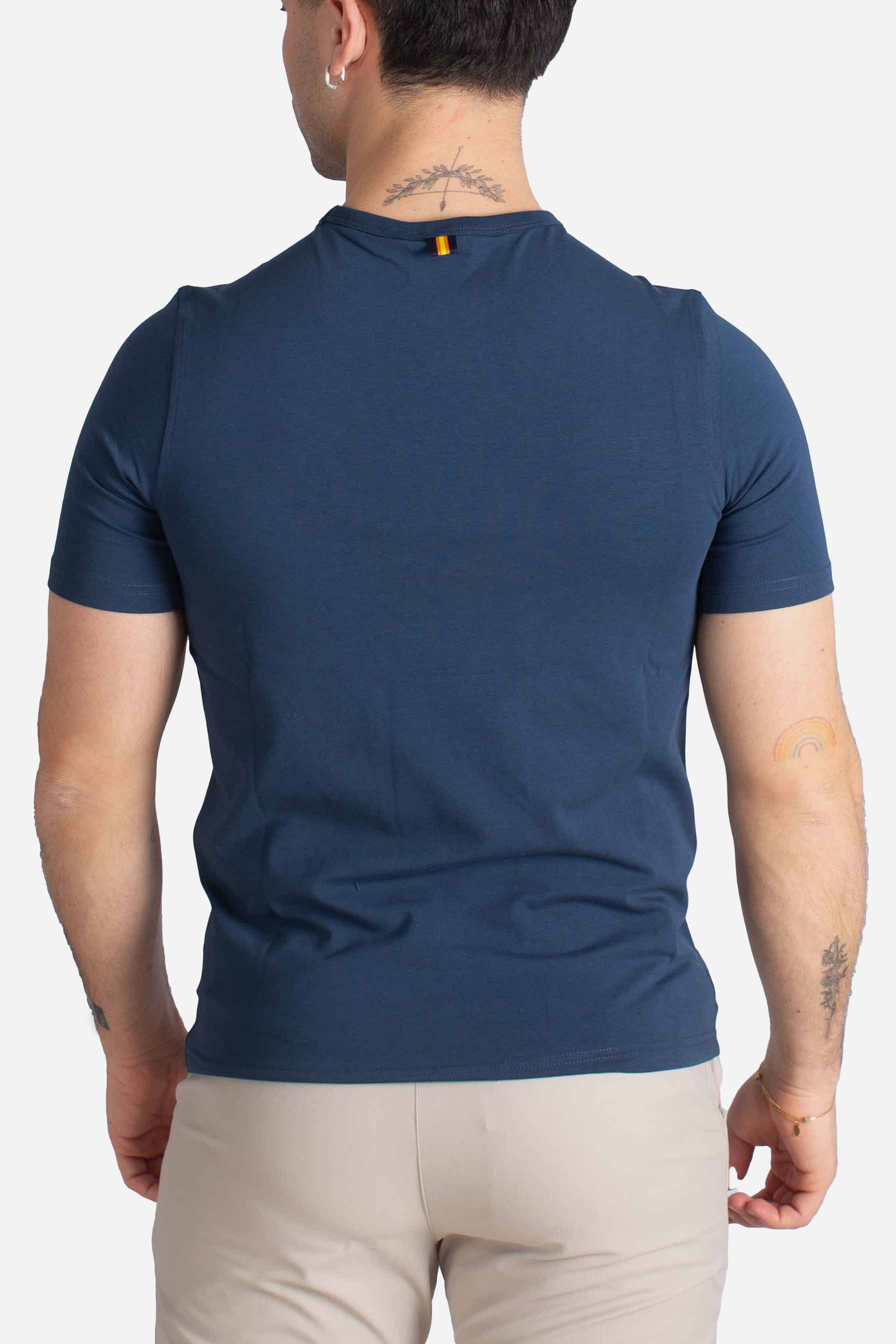 T-Shirt Leggera Adame light stretch jersey blue insignia