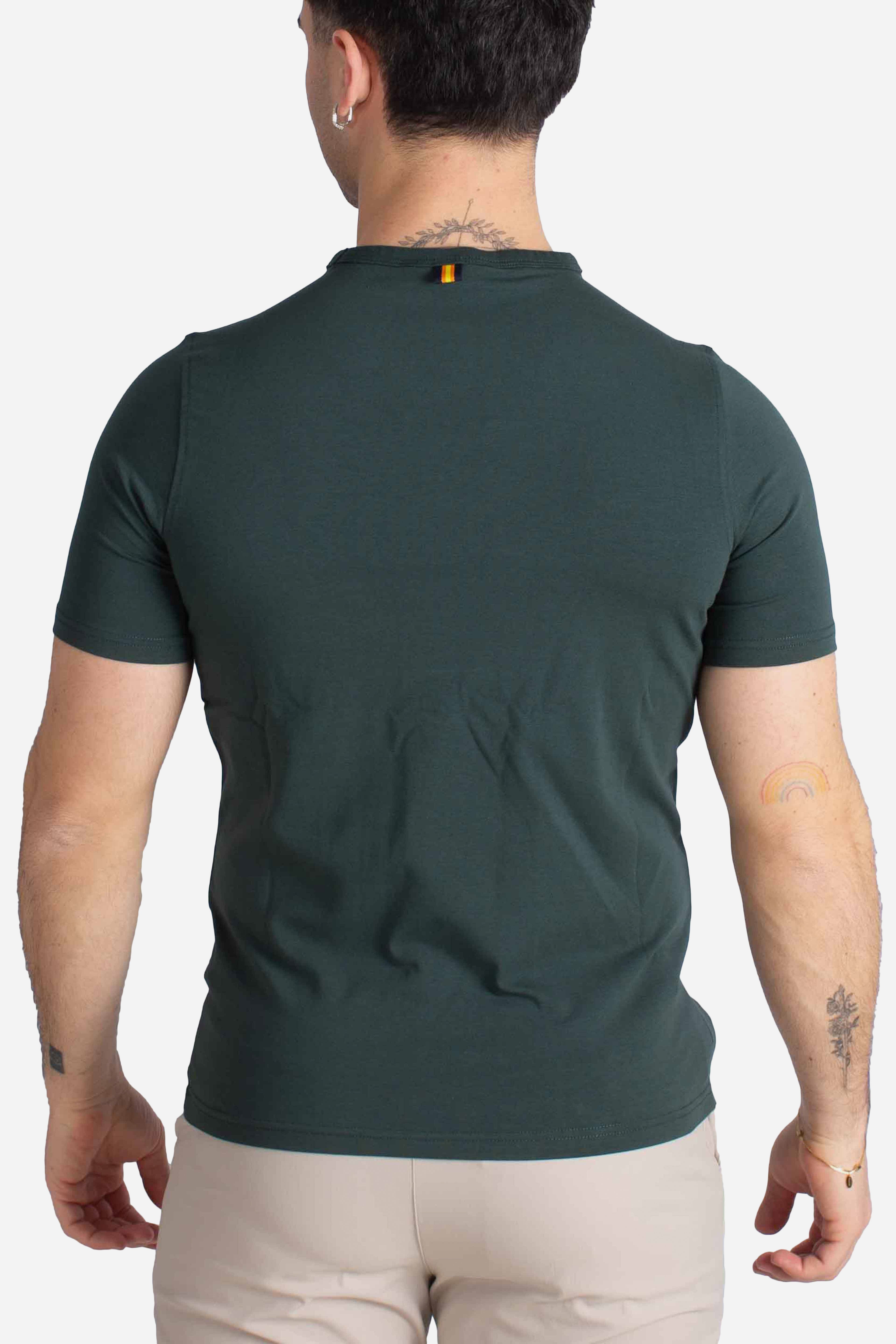 T-Shirt Leggera Adame light stretch jersey green dk jungle