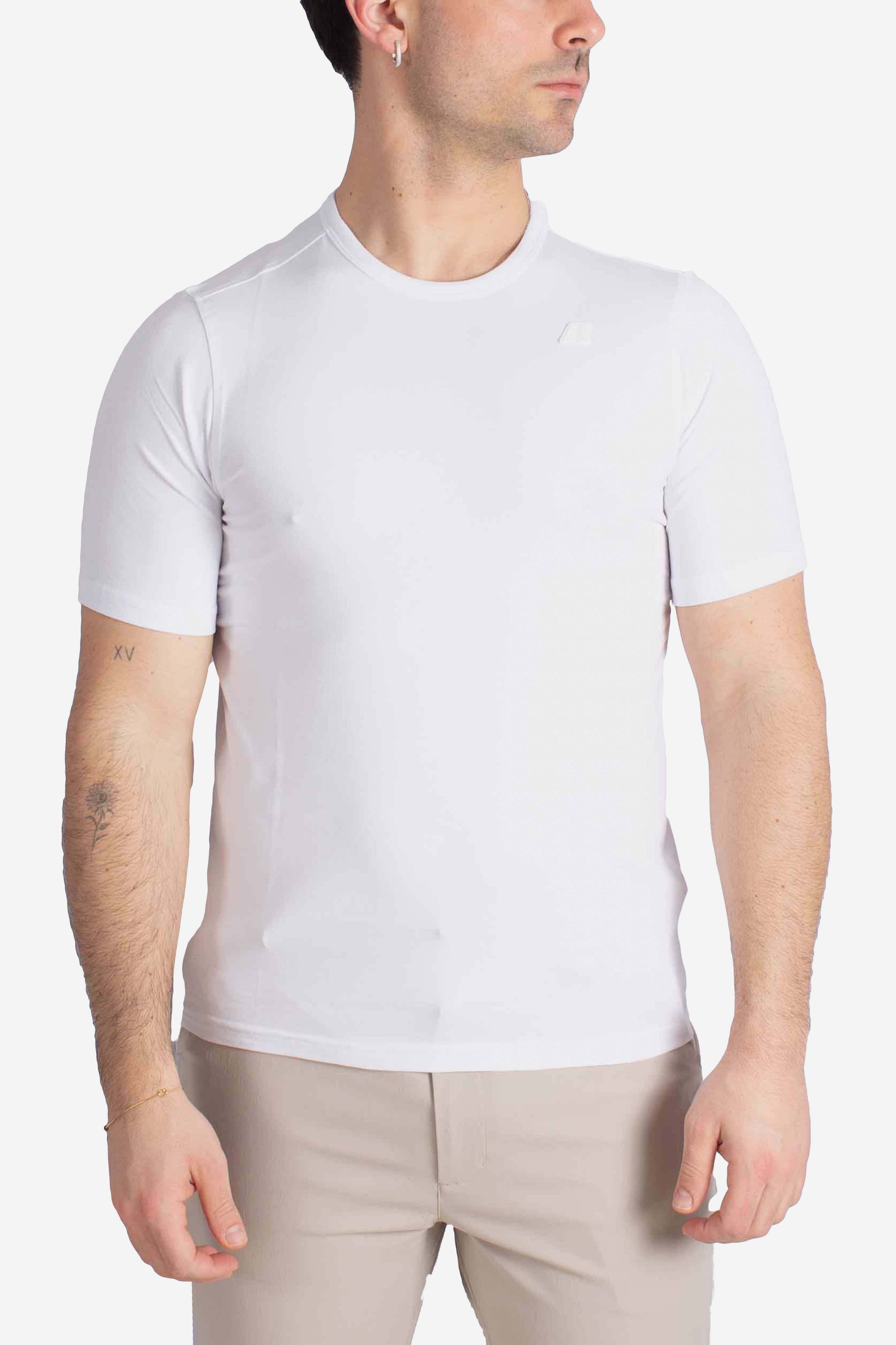 T-Shirt Leggera Adame light stretch jersey white