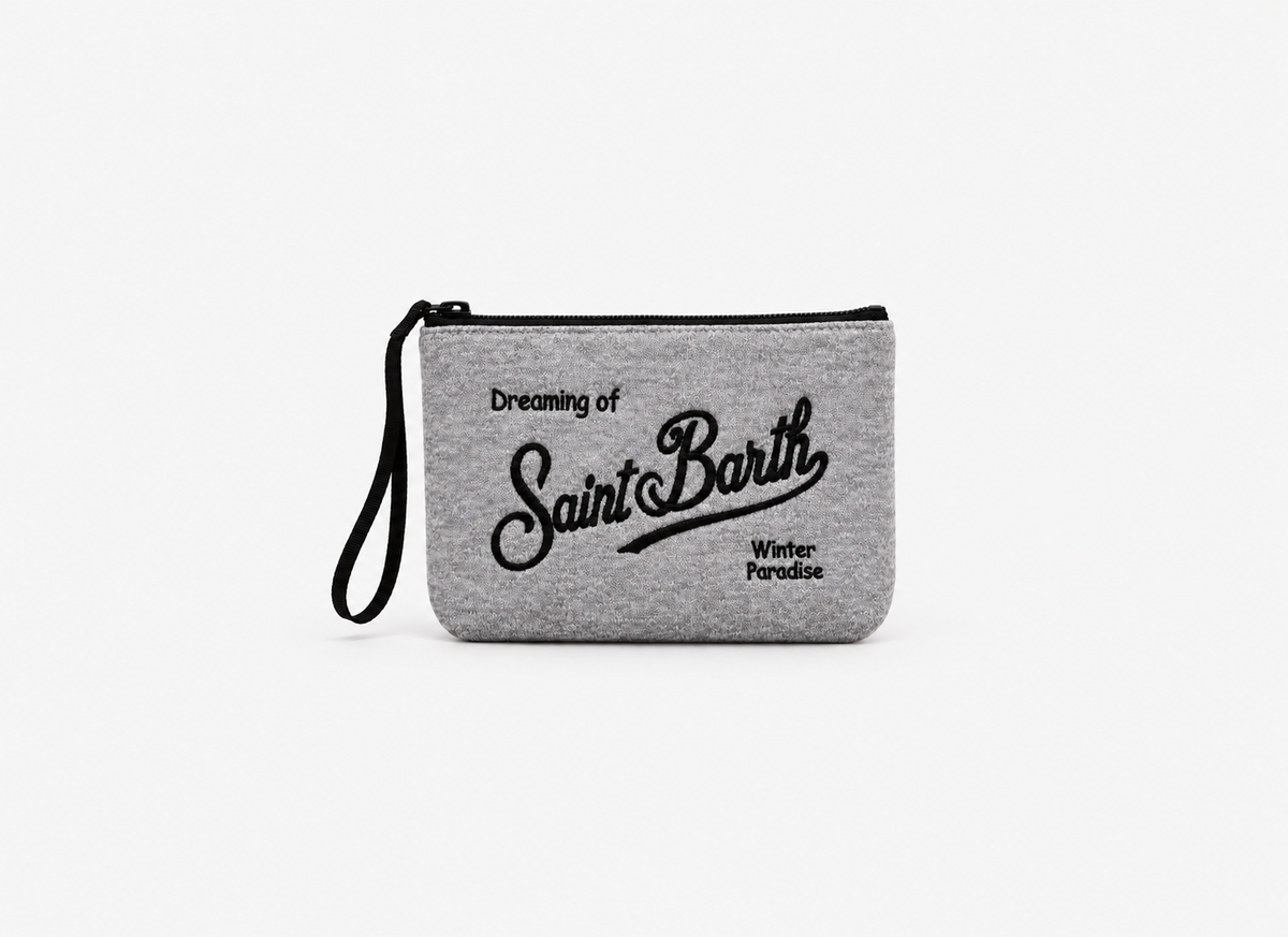MC2 Saint Barth Pochette Uomo Aline Wool Grigio Mélange