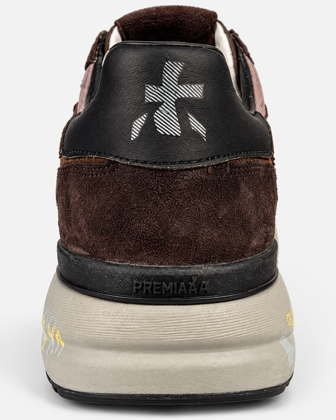 Premiata Sneakers Mick 8434 Uomo Marrone in Suede e Tessuto Tecnico