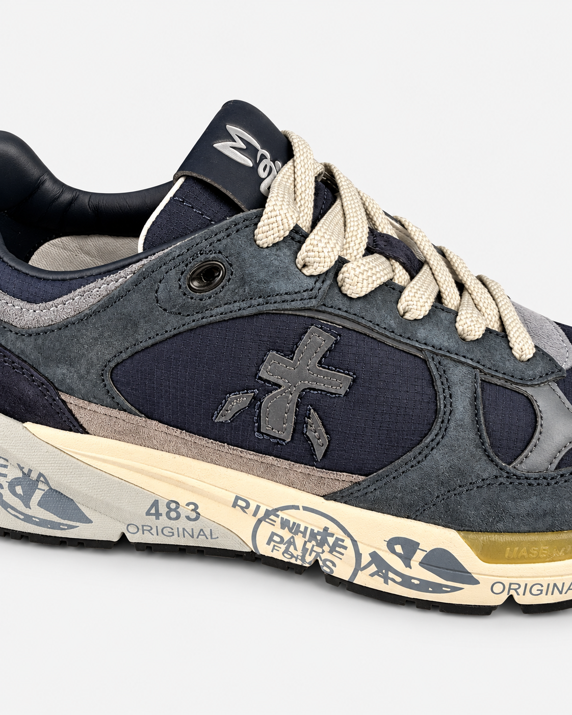 Premiata Sneakers Uomo Mase25 8428 Blu Notte