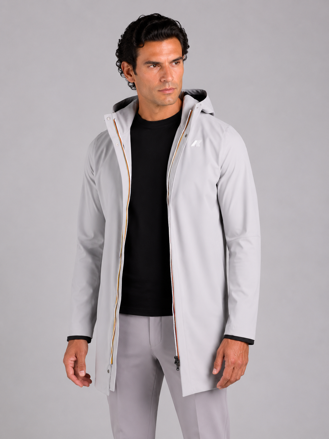 Giacca media Marlyn Bonded GREY ASH - BLUE DEPTH