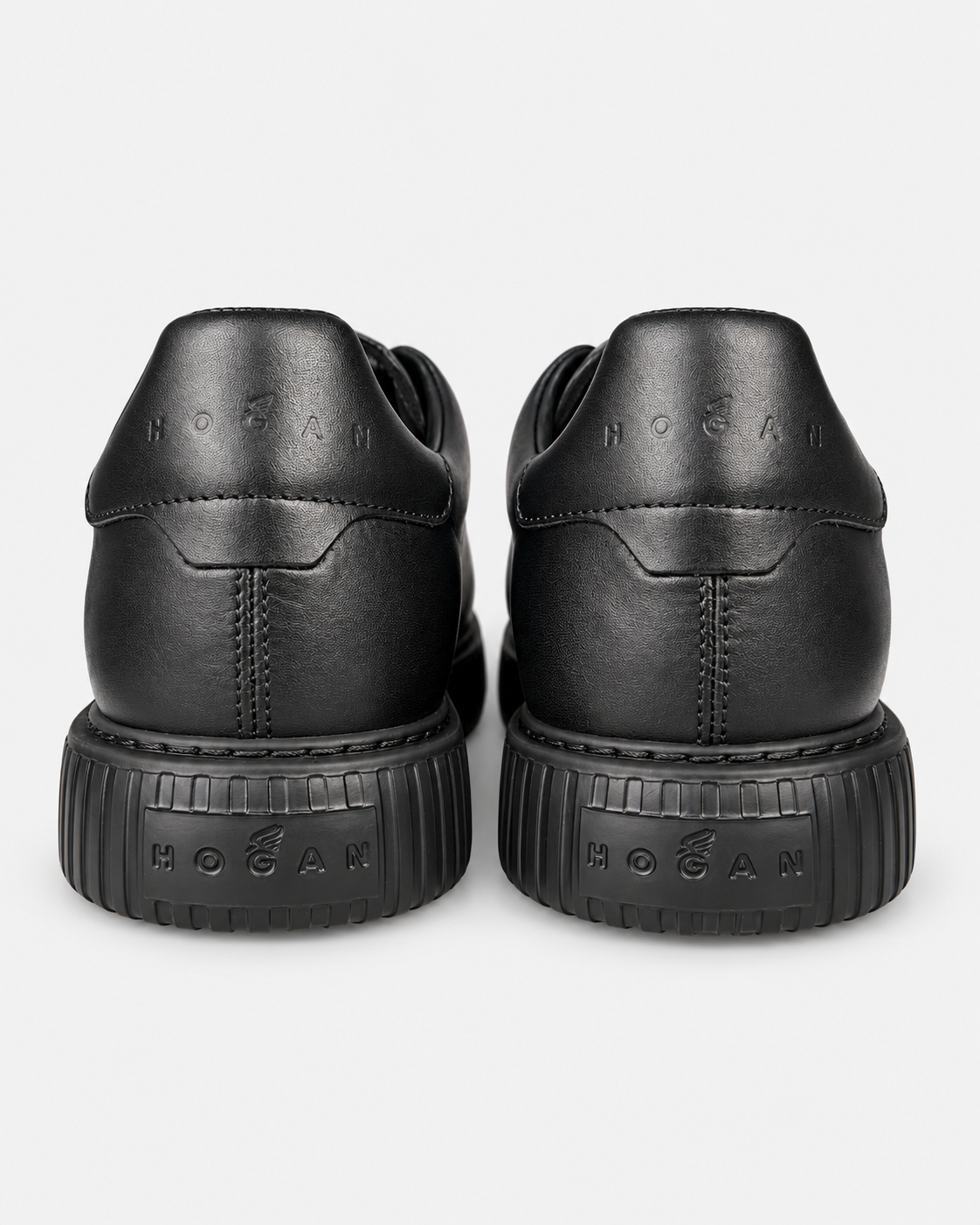 Hogan Sneakers uomo H-Stripes in pelle nera