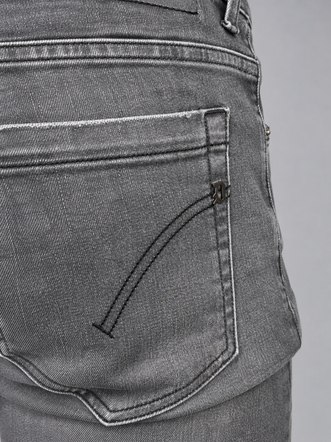 Dondup Jeans Uomo George Slim Fit Grey