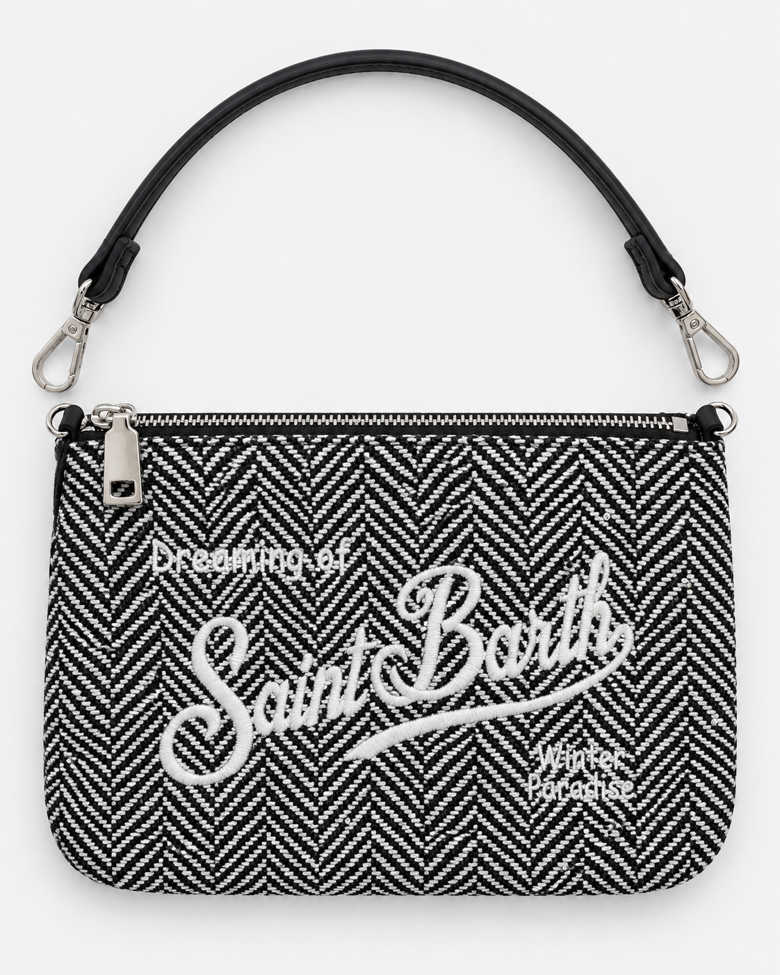 MC2 Saint Barth Borsa Donna Parisienne Mini Spigata con Strass