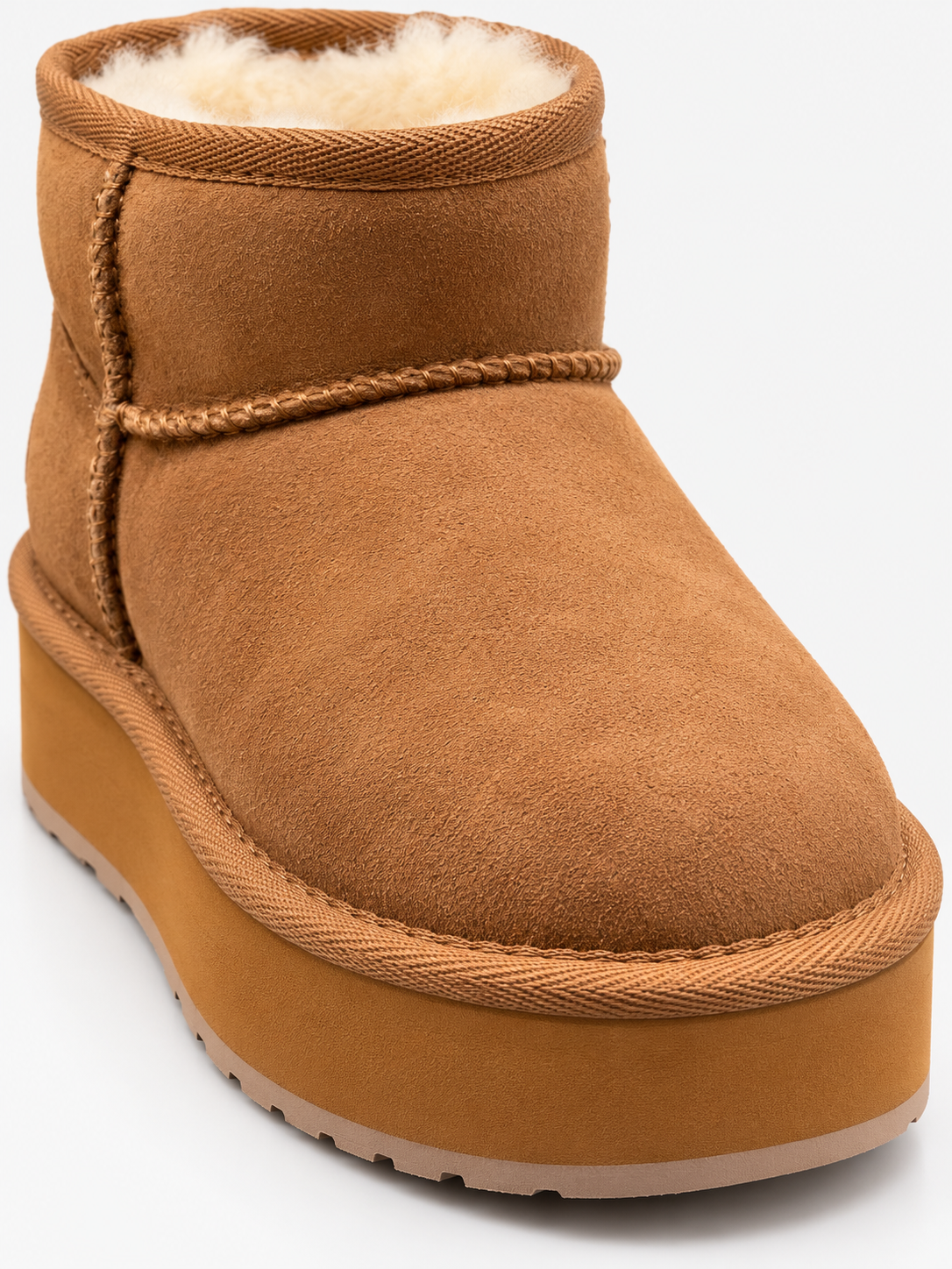 EMU Australia Stivaletti Donna Stinger Micro Flatform 2.0 Chestnut