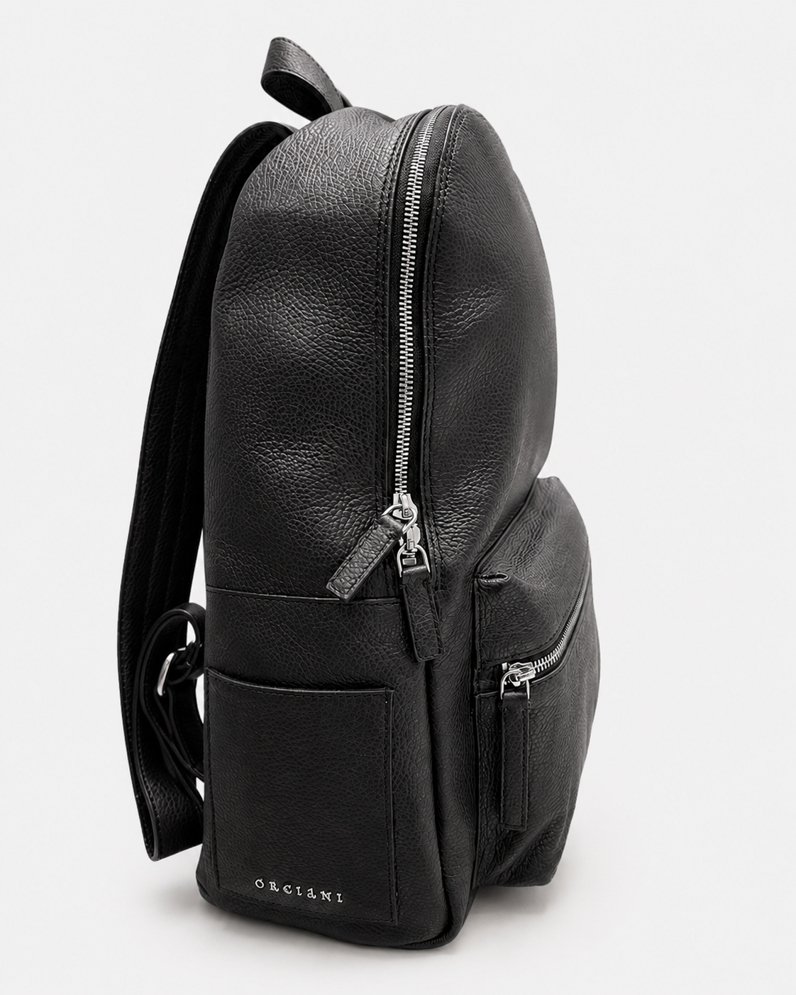 Zaino Laio Micron in Pelle nero