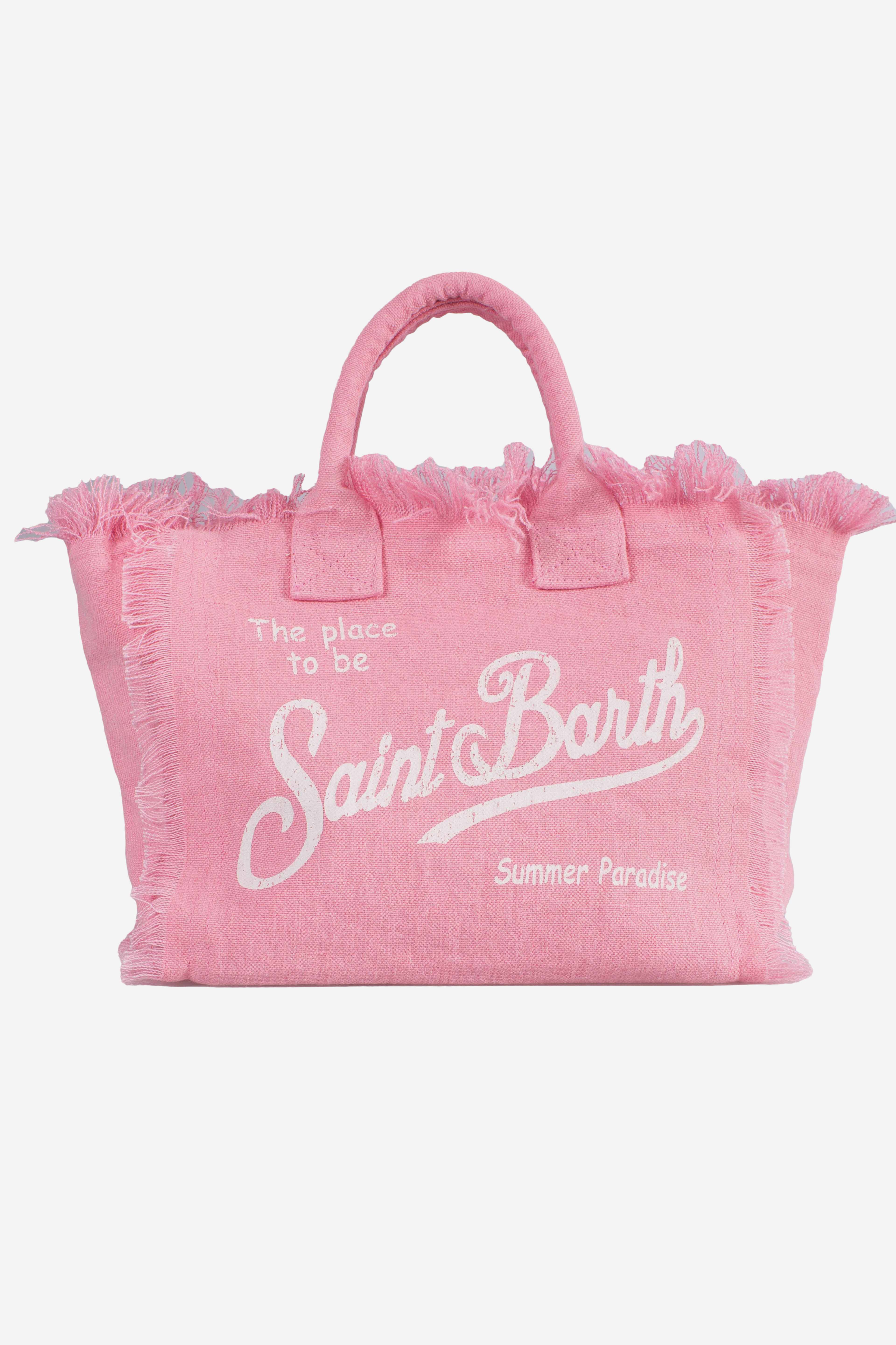 Borsa Colette in lino pink