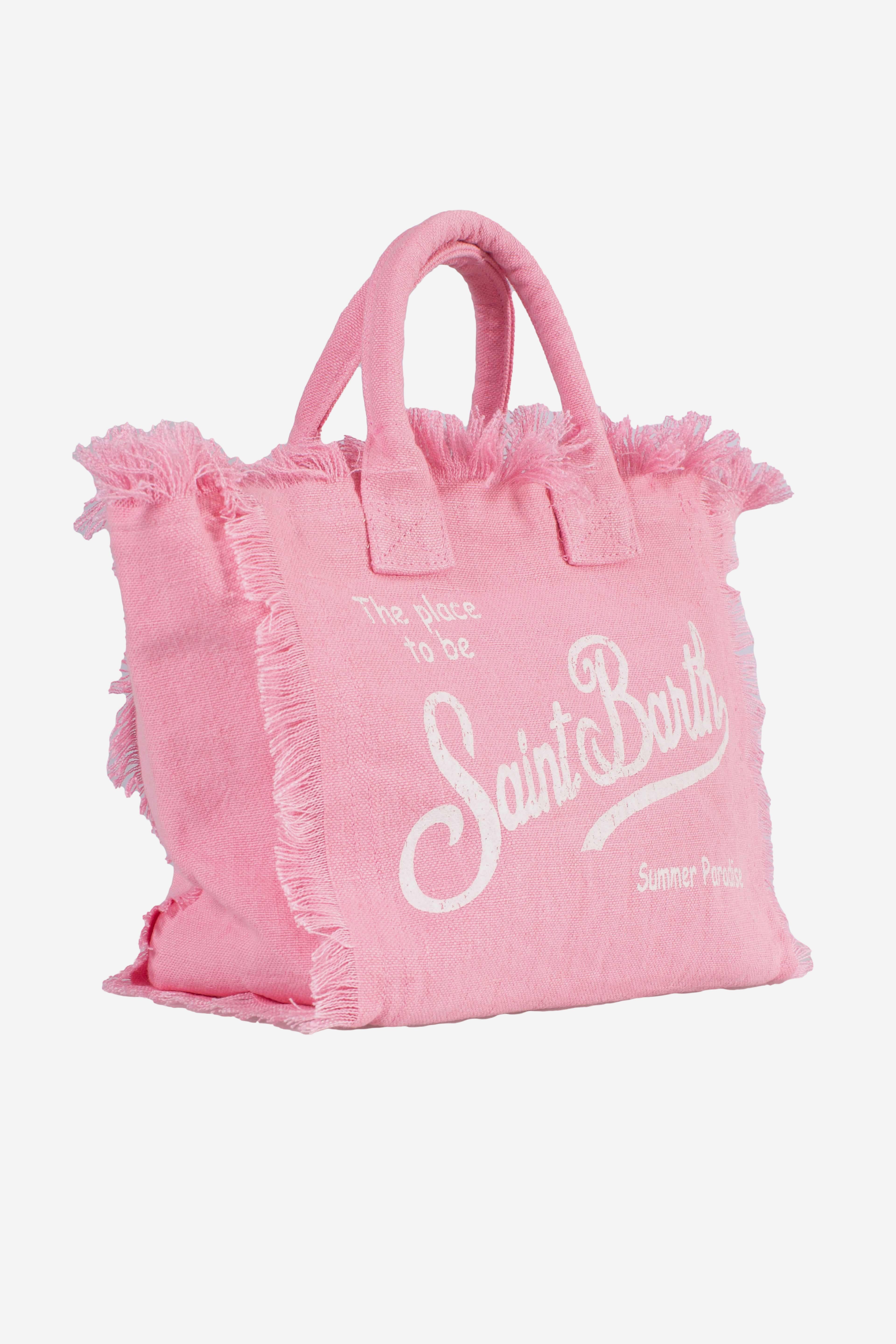 Borsa Colette in lino pink