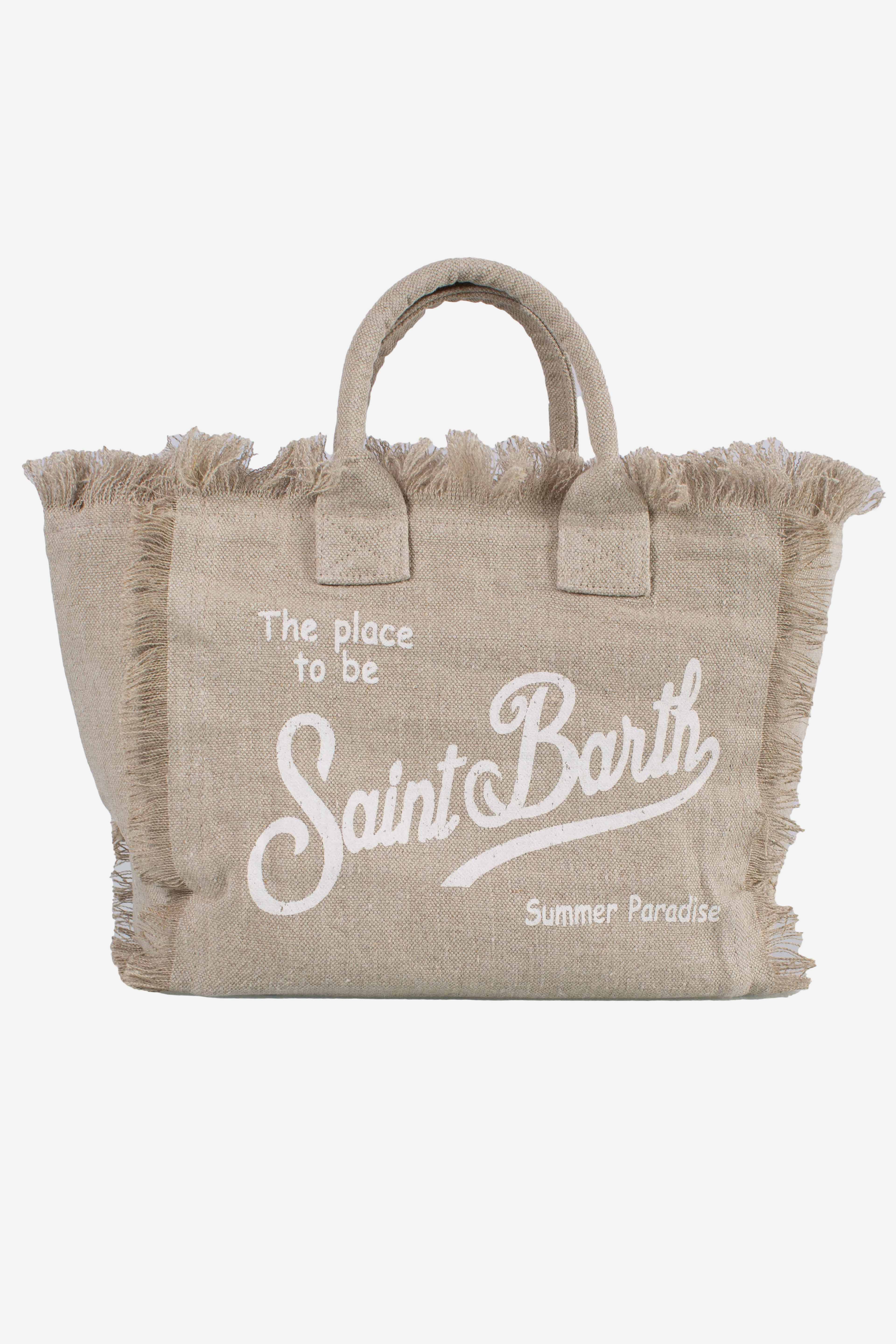 Borsa Colette in lino beige