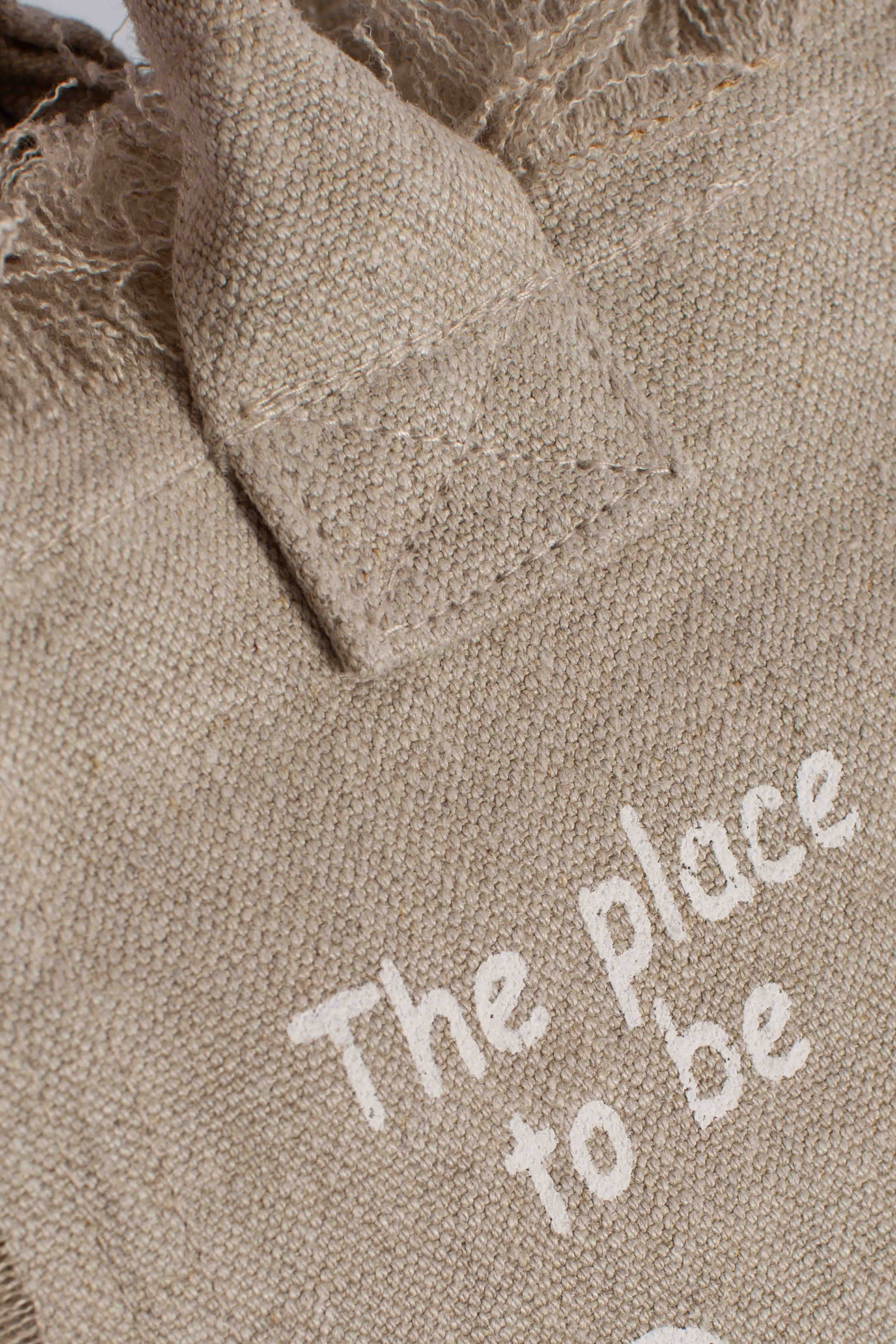 Borsa Colette in lino beige