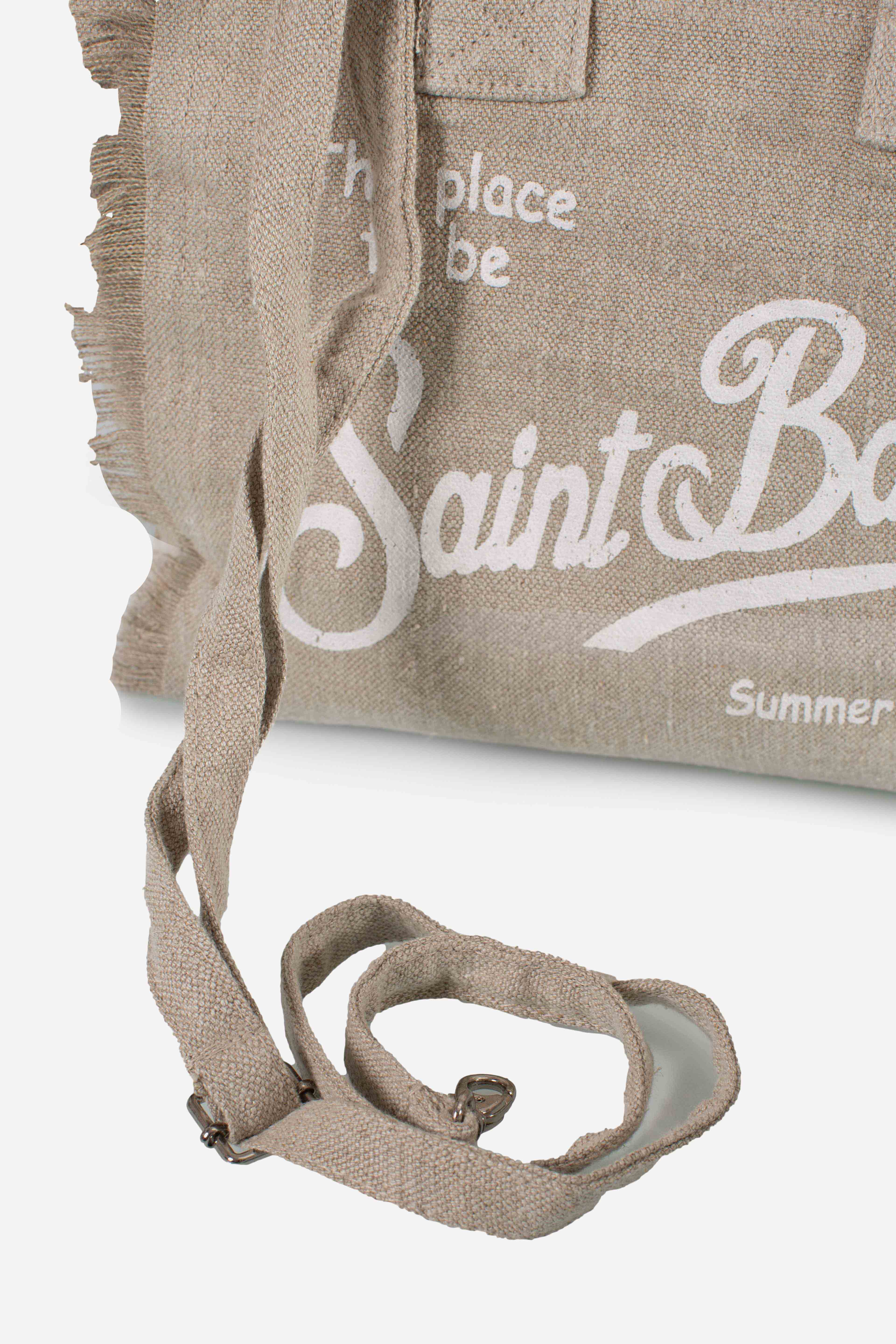 Borsa Colette in lino beige