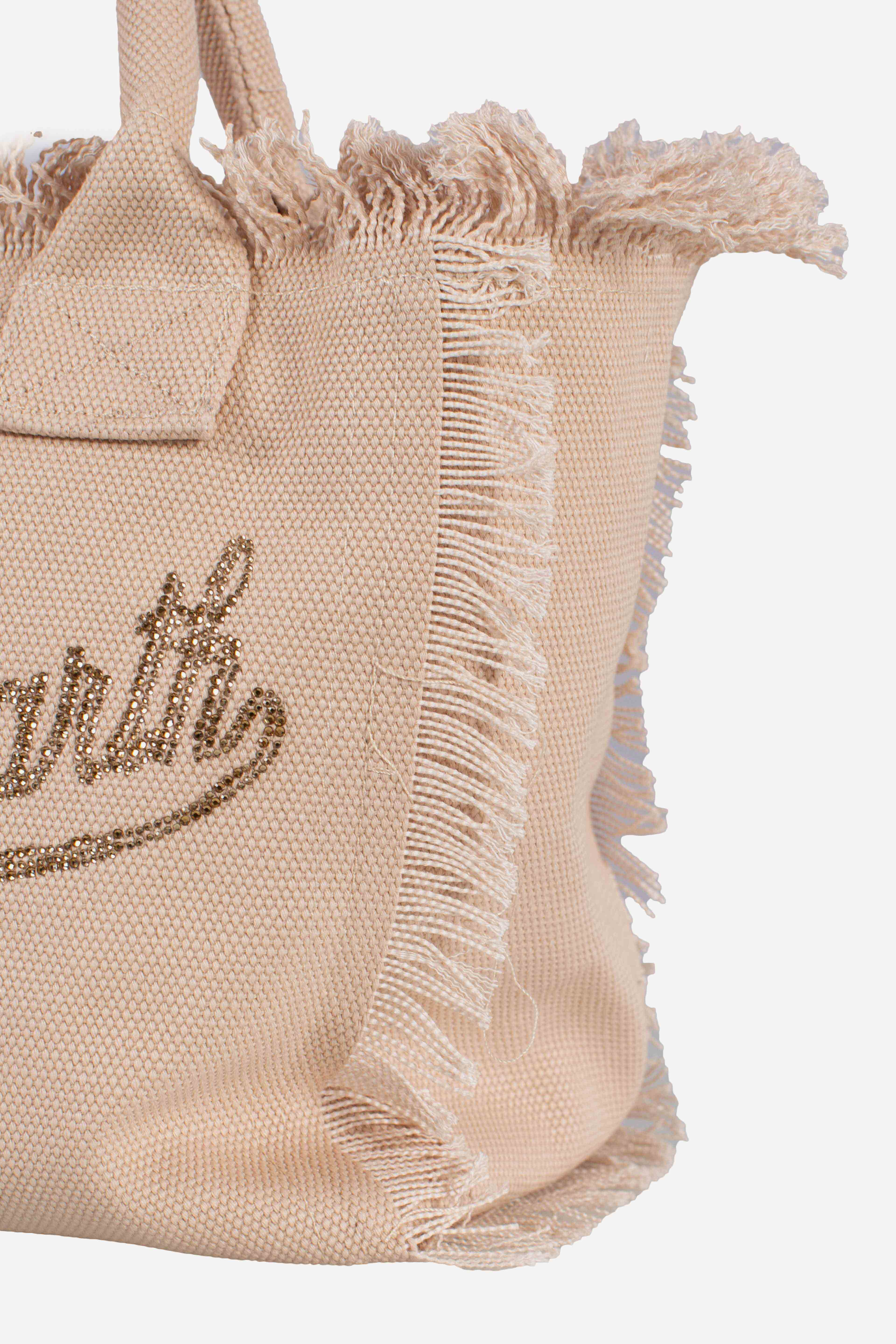 BORSA COLETTE STRASS BEIGE