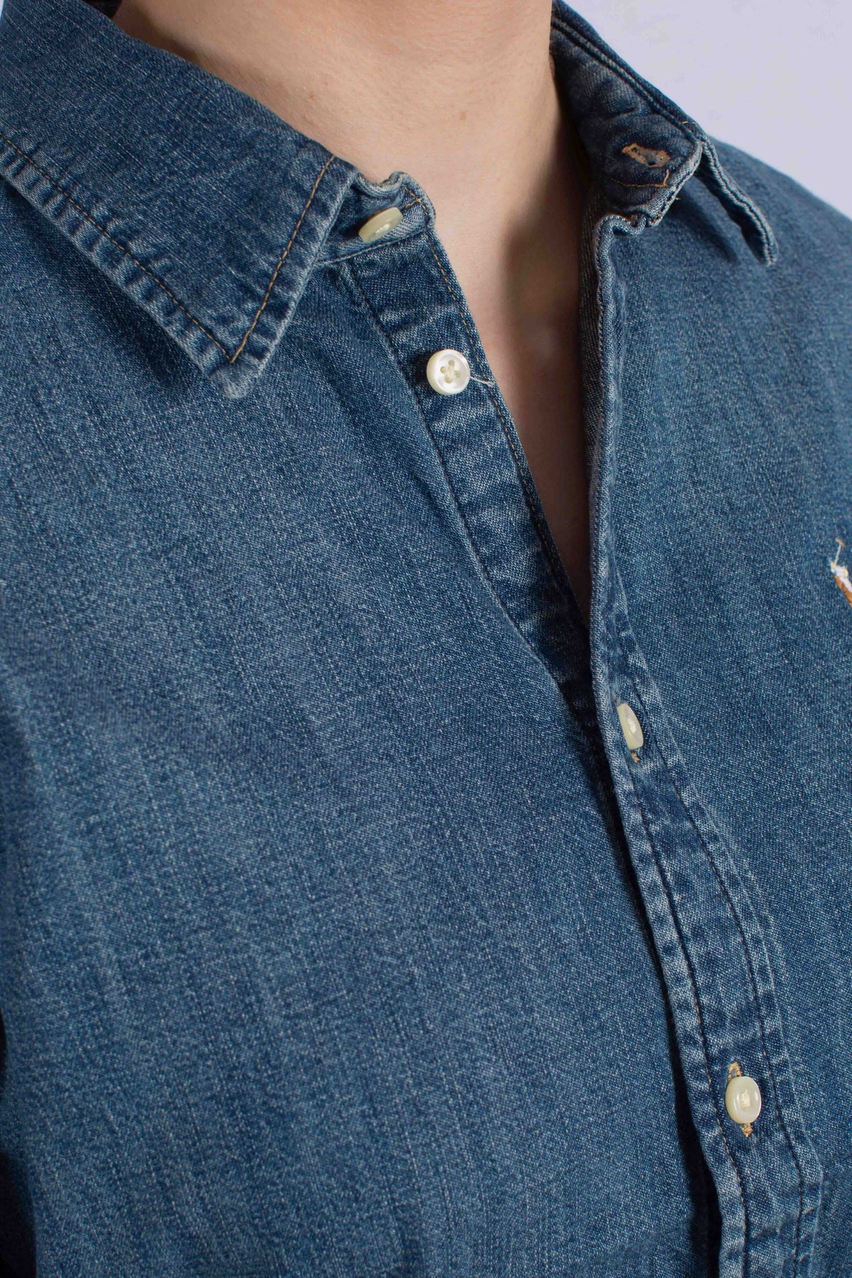 Polo Ralph Lauren slim-fit cotton denim shirt