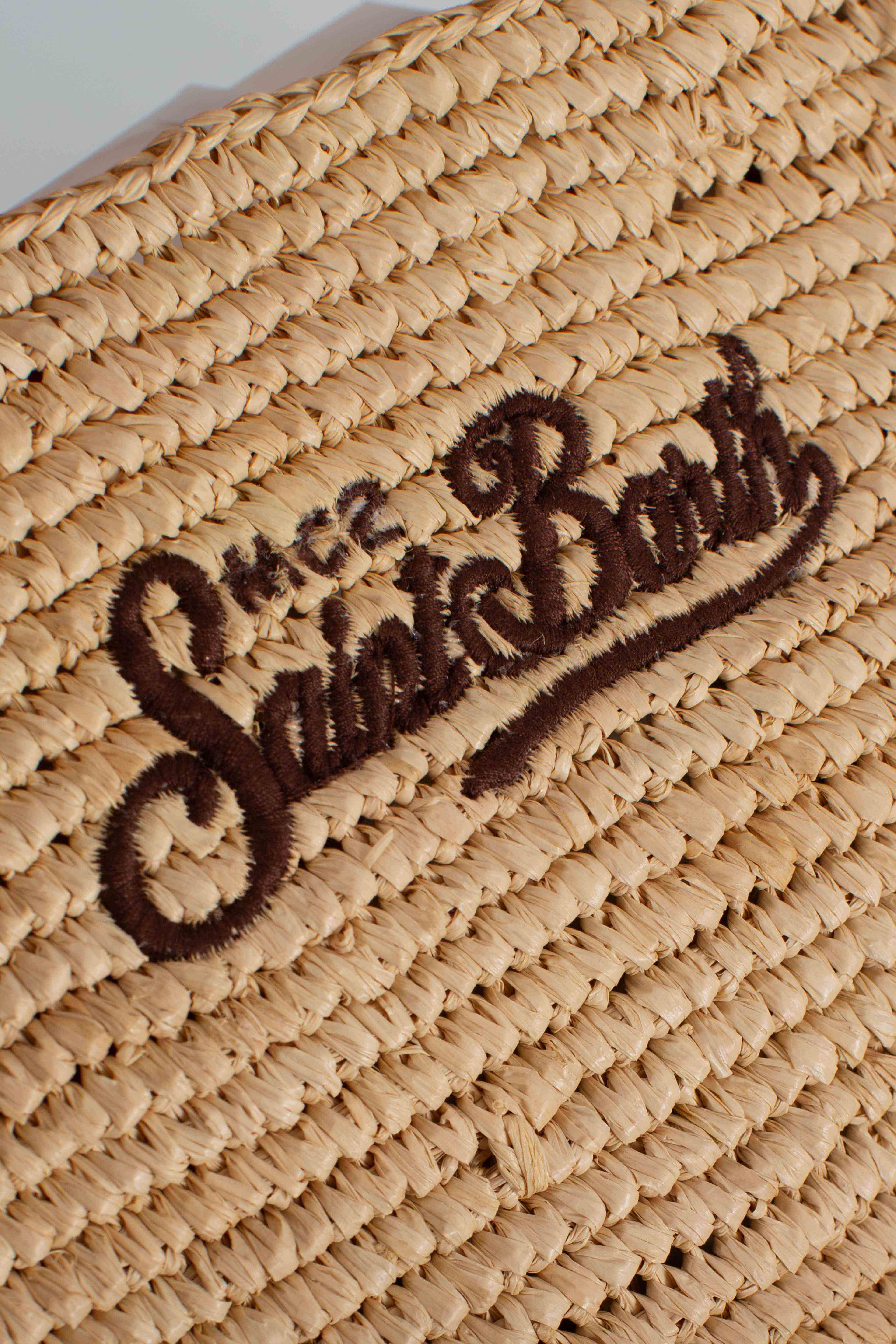 BORSA VANITY MINI RAFFIA FRINGE