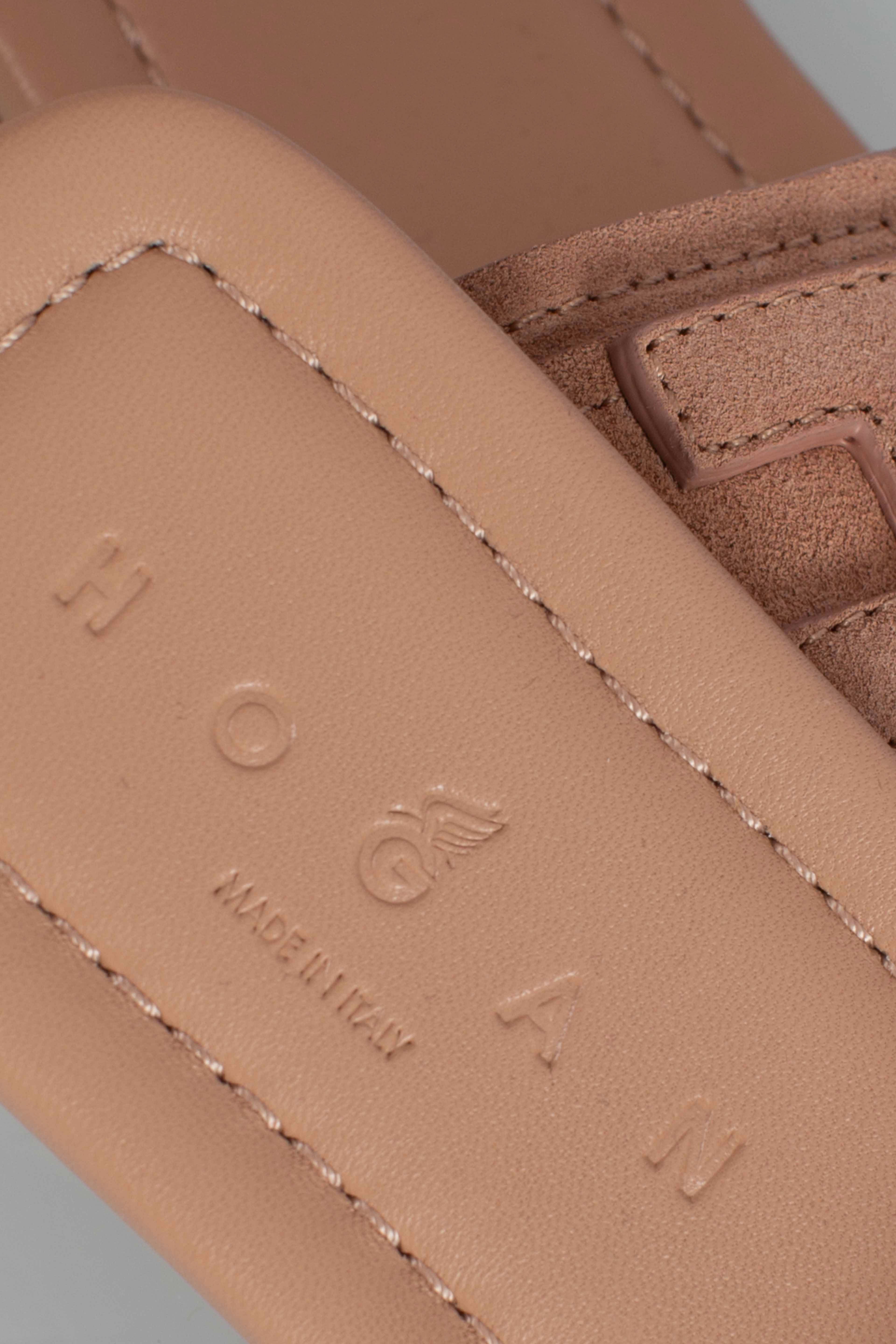 Sandali Flat Hogan H685 marrone