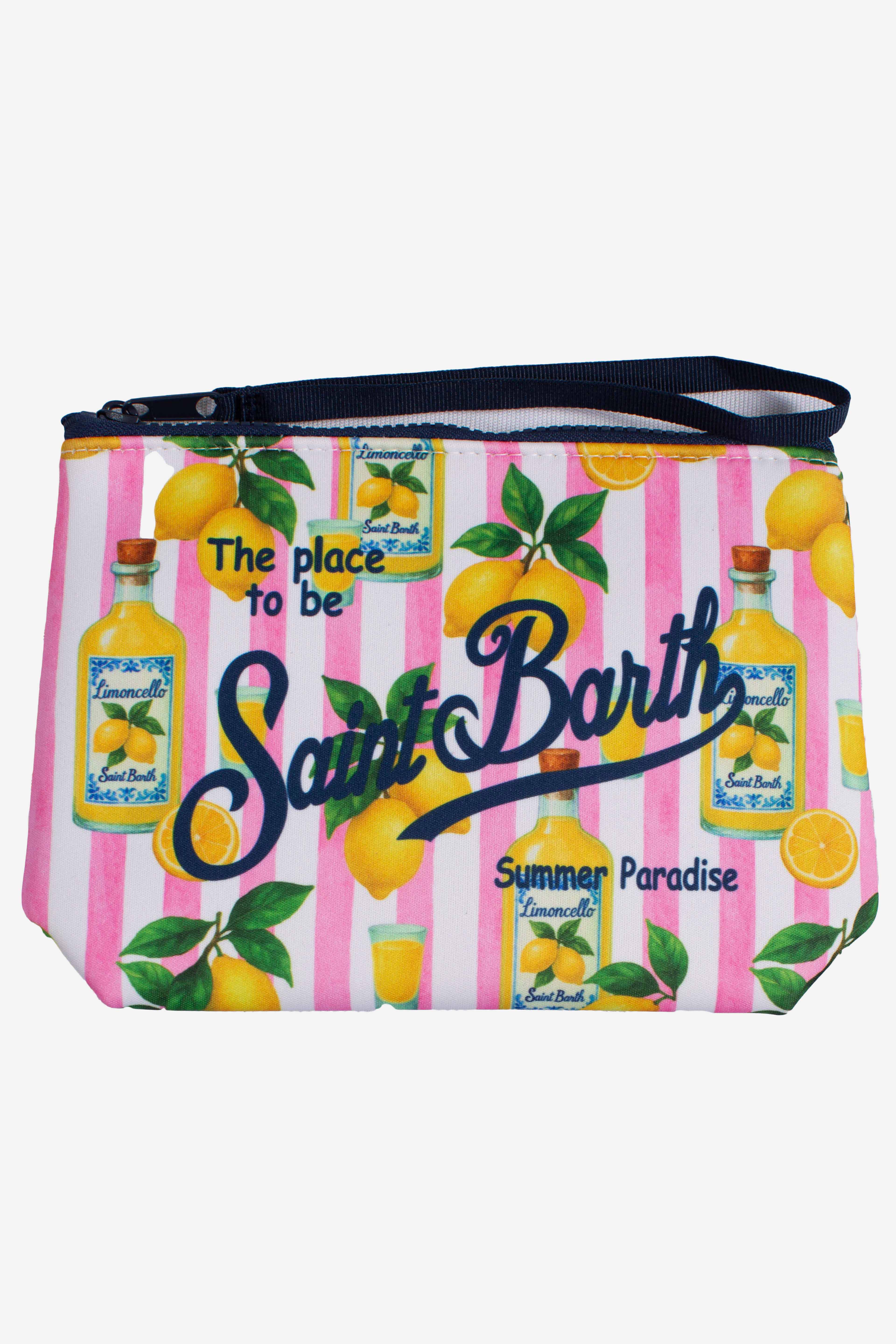 ALINE POCHETTE  A RIGHE LIMONCELLO STRIPES