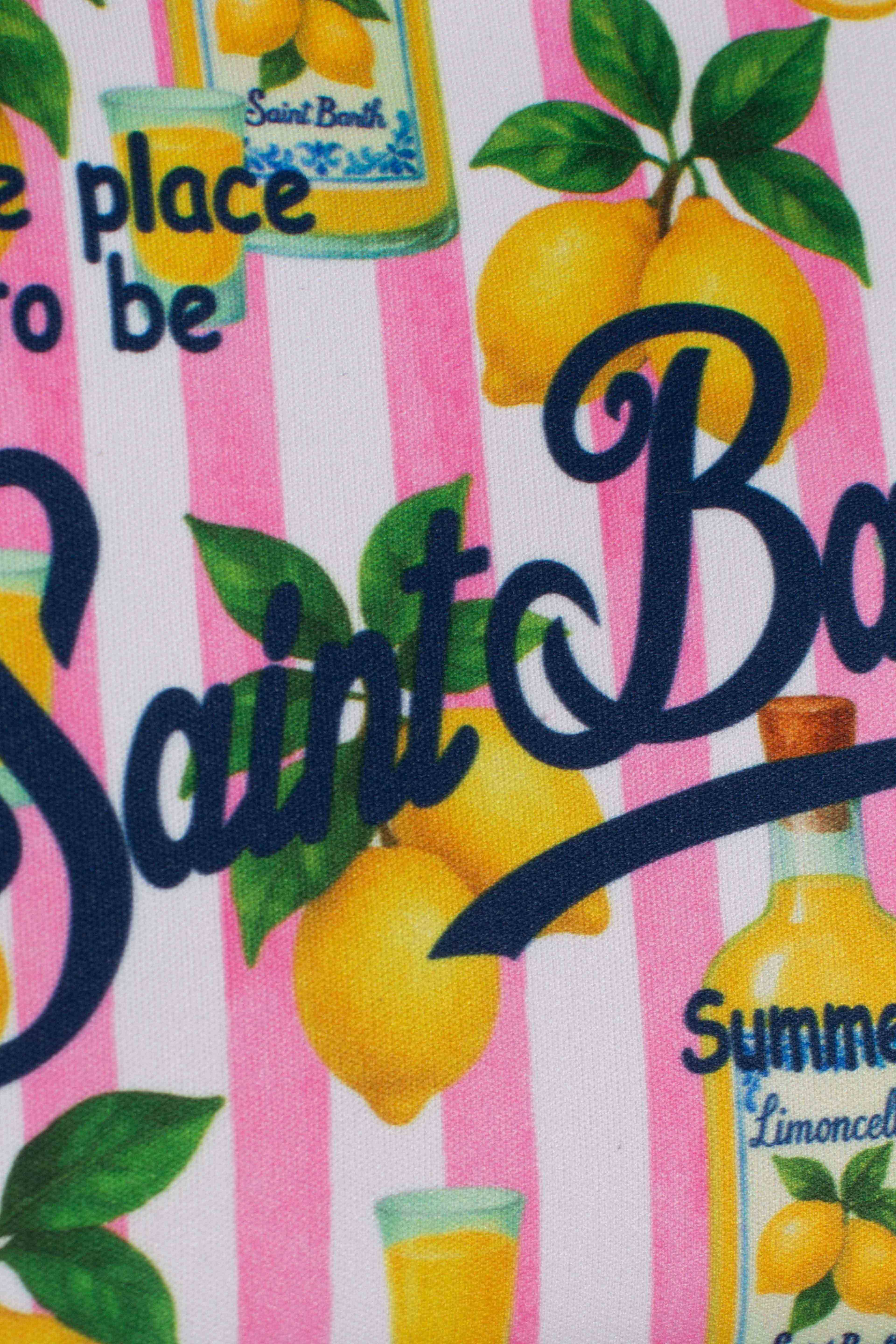 ALINE POCHETTE  A RIGHE LIMONCELLO STRIPES