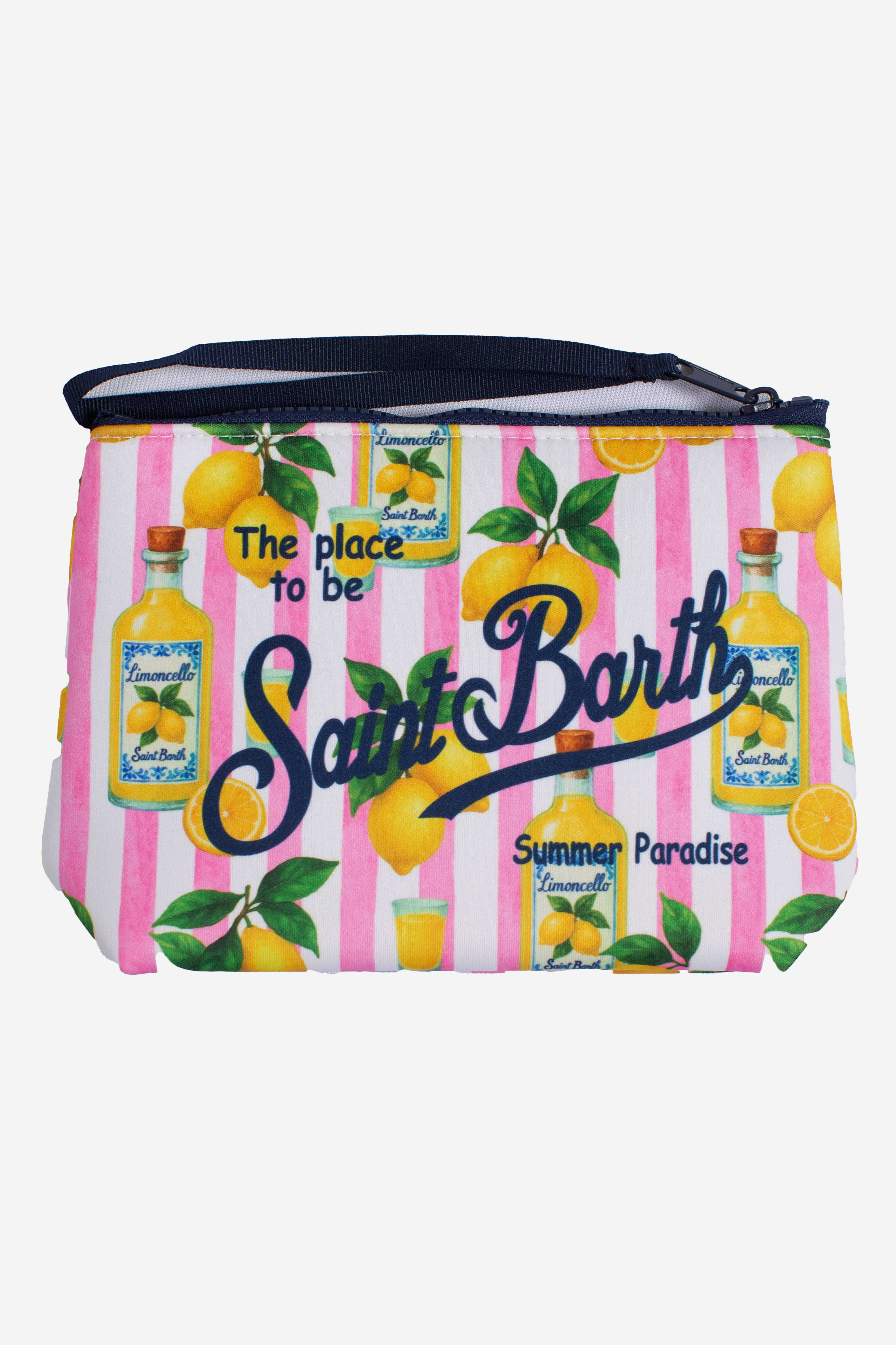 ALINE POCHETTE  A RIGHE LIMONCELLO STRIPES