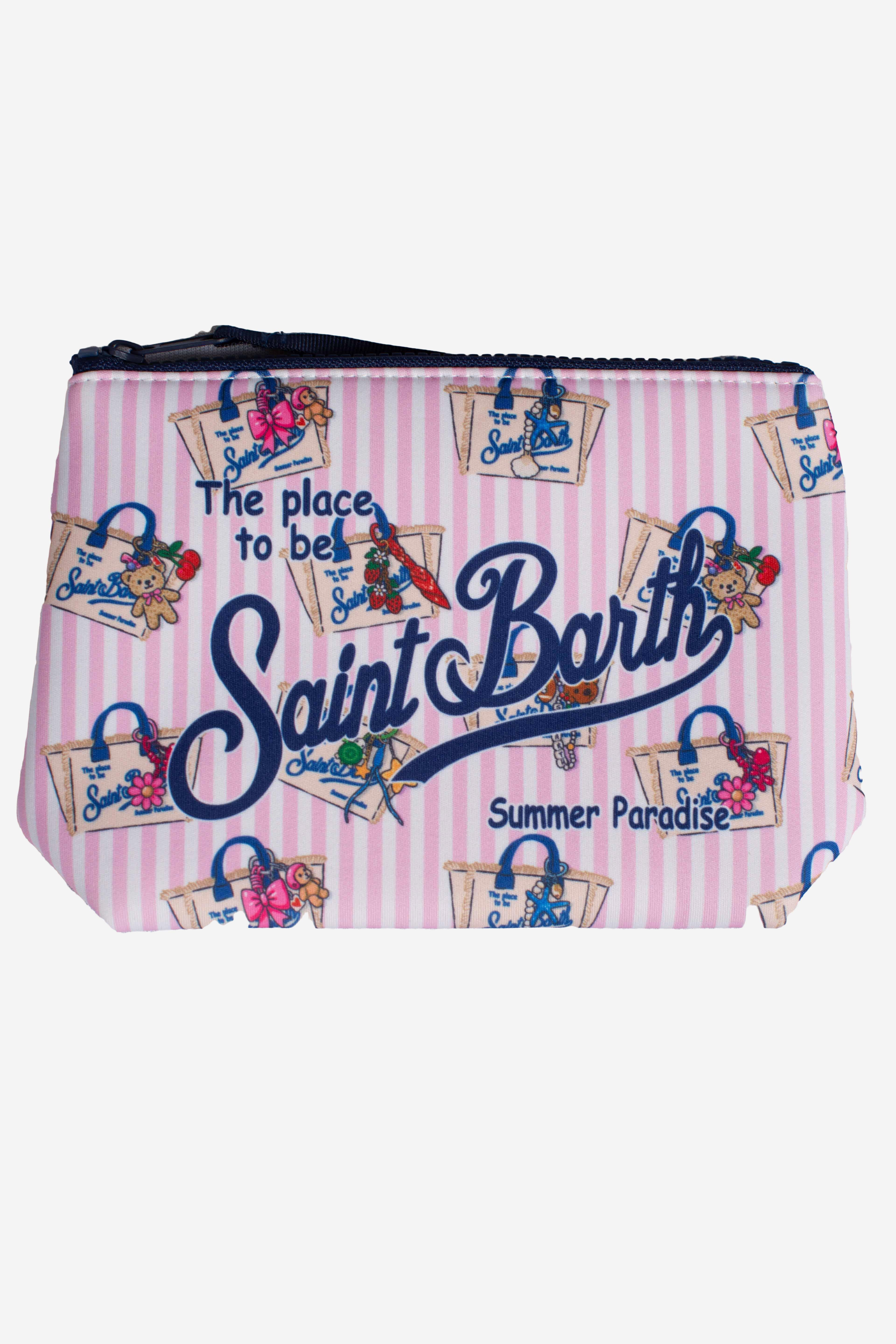 Pochette Aline in scuba stampa colette charms