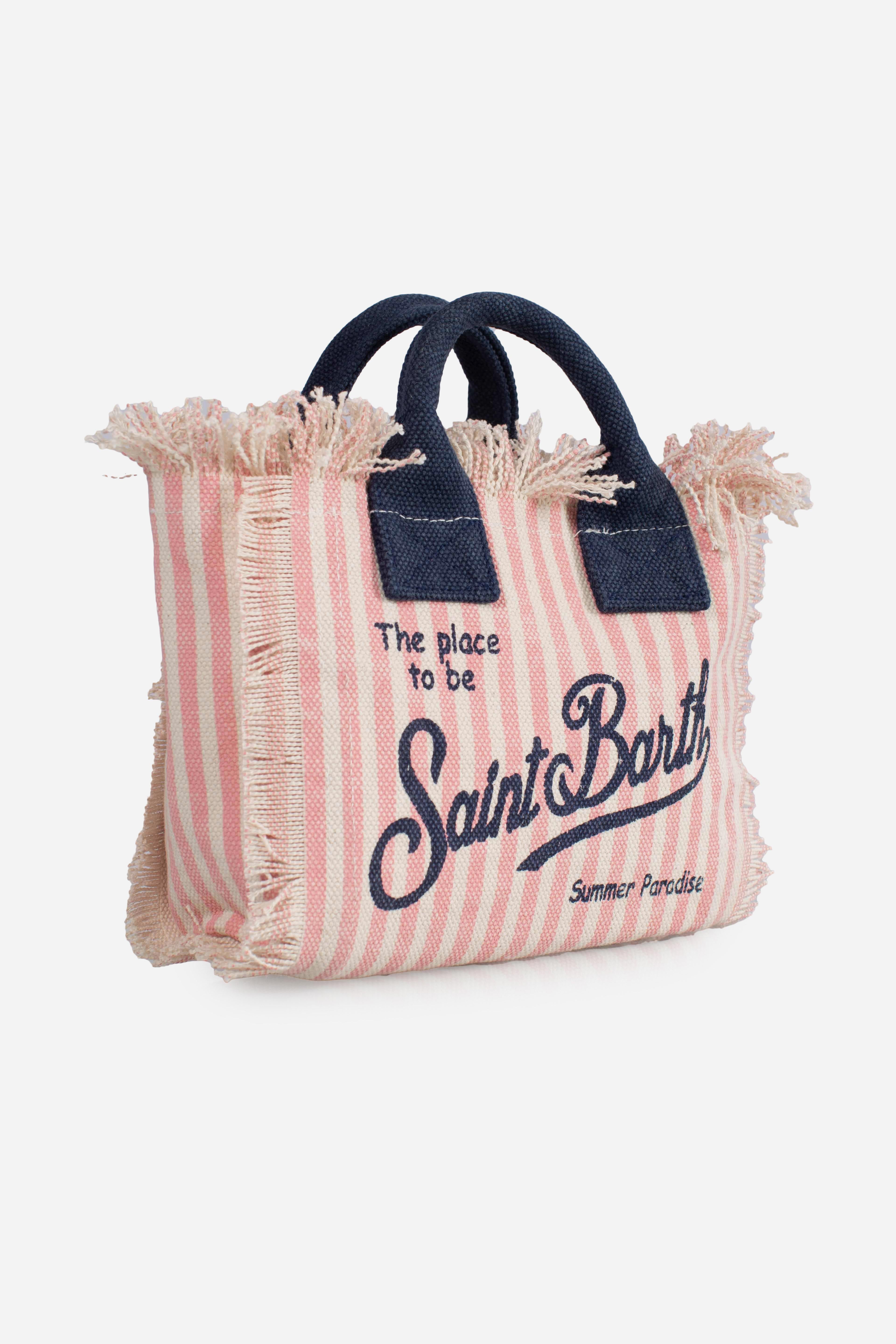BORSA VANITY MINI SMALL BAG WITH STRAP STRIPES