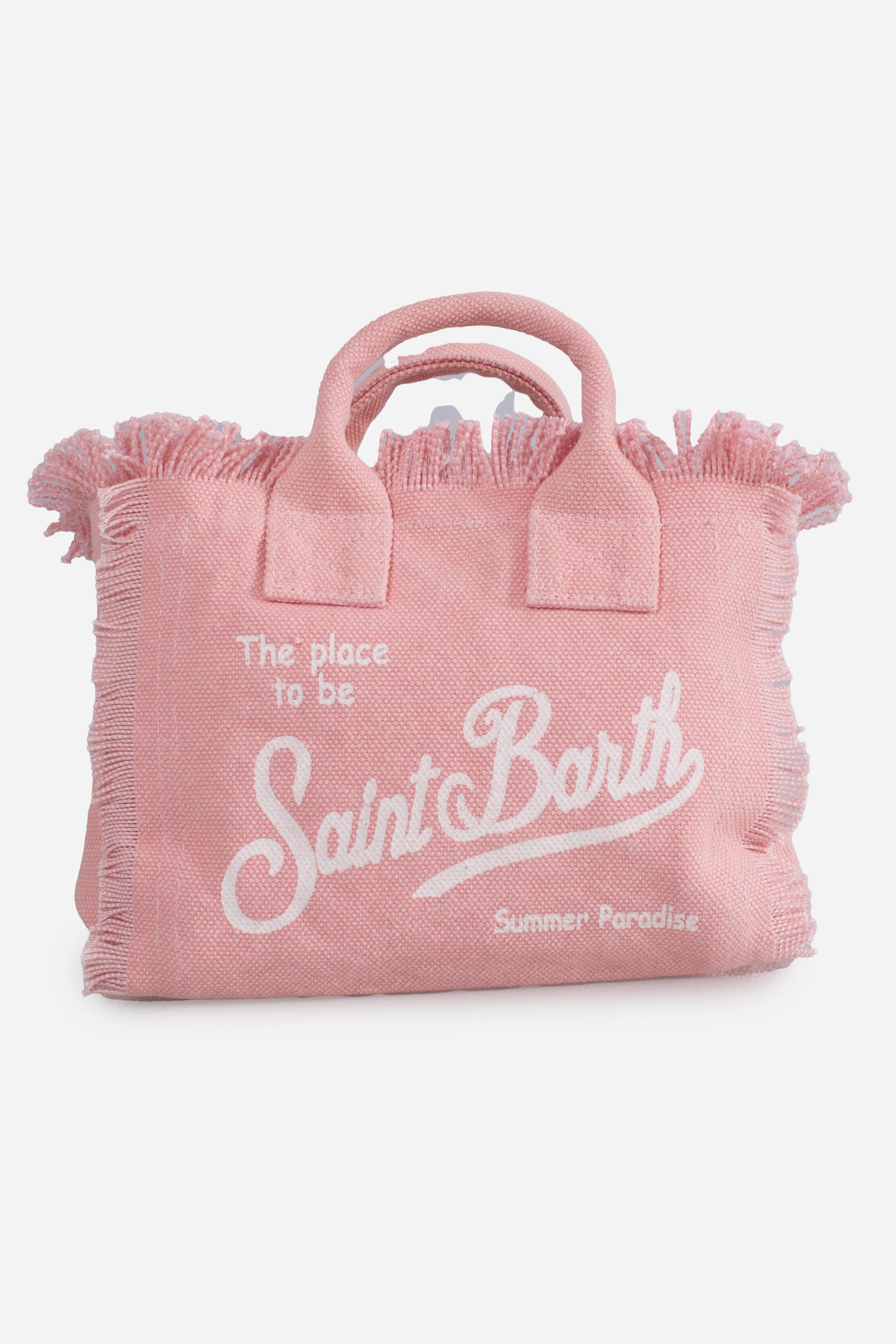 Borsa Mini Vanity in LINO rosa