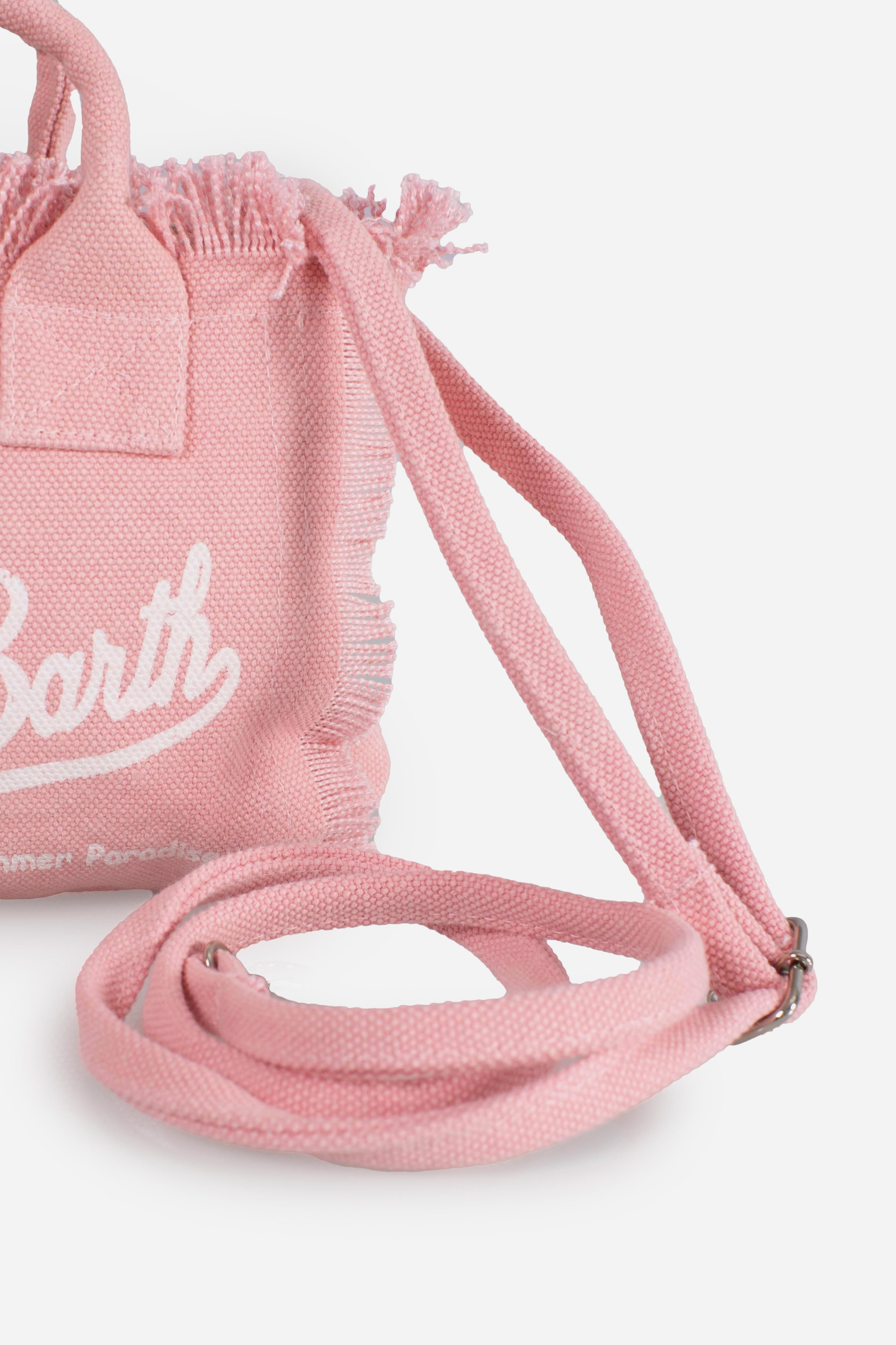 Borsa Mini Vanity in LINO rosa