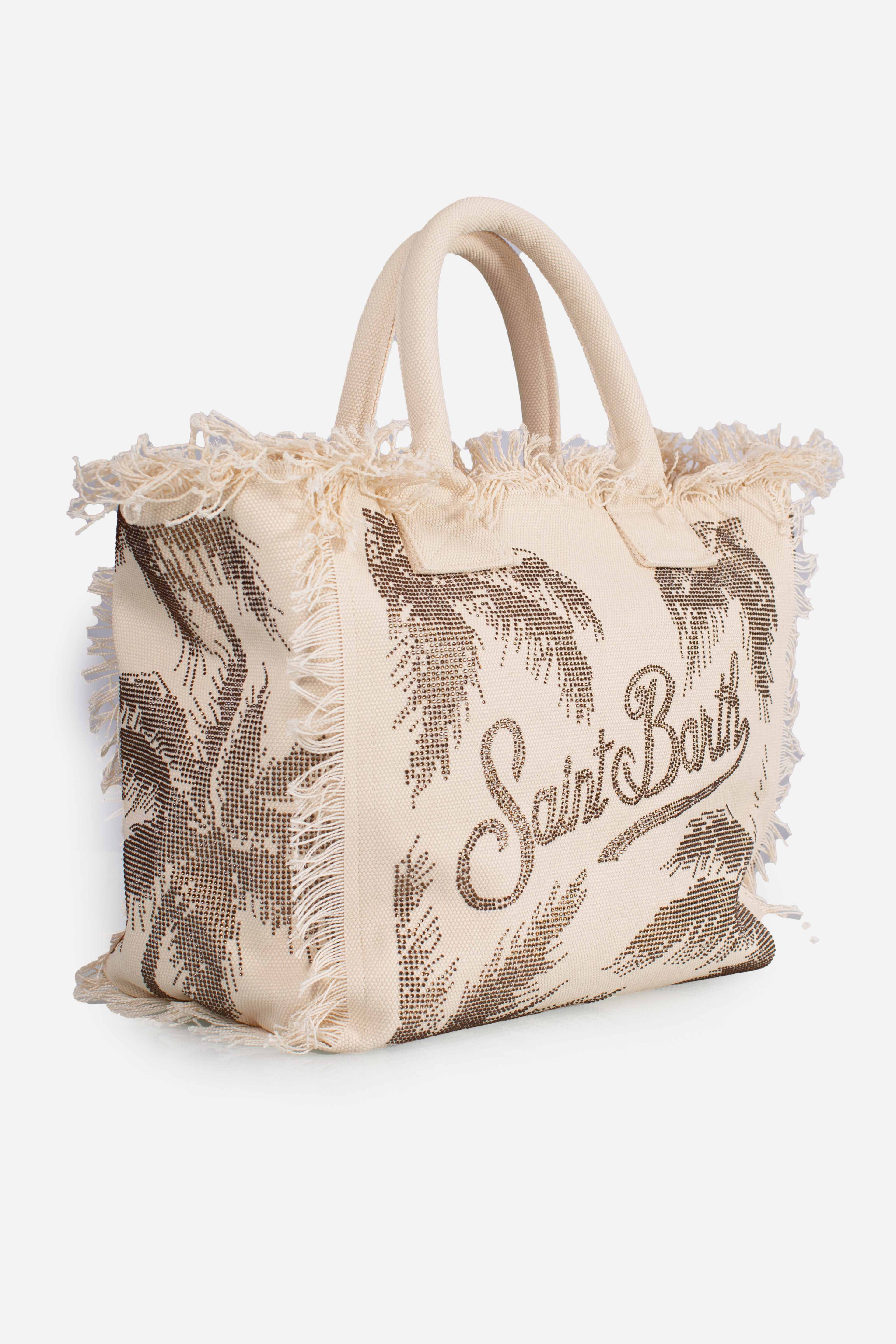 Borsa a spalla Vanity strass palm
