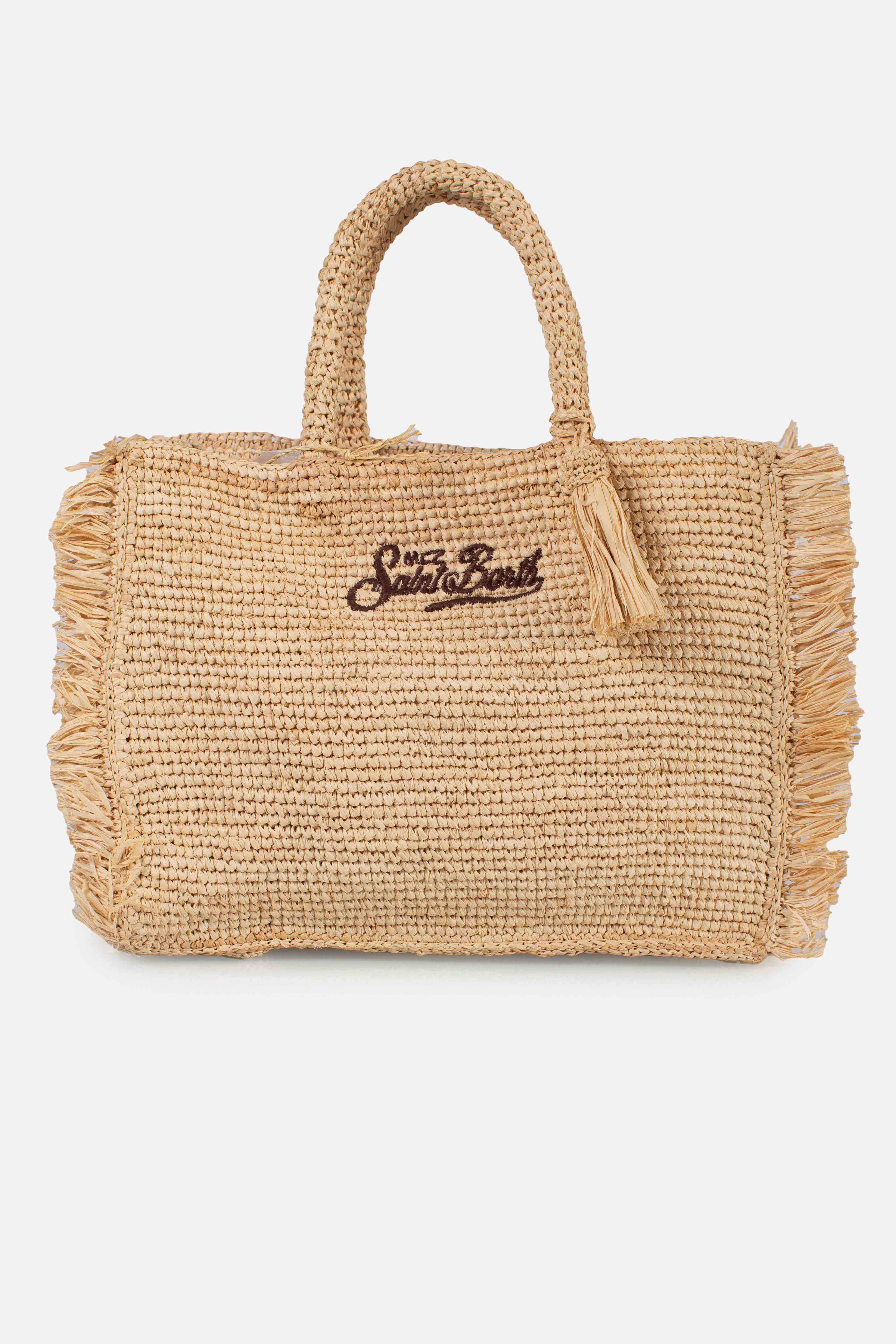 Borsa mc2 saint barth in rafia naturale