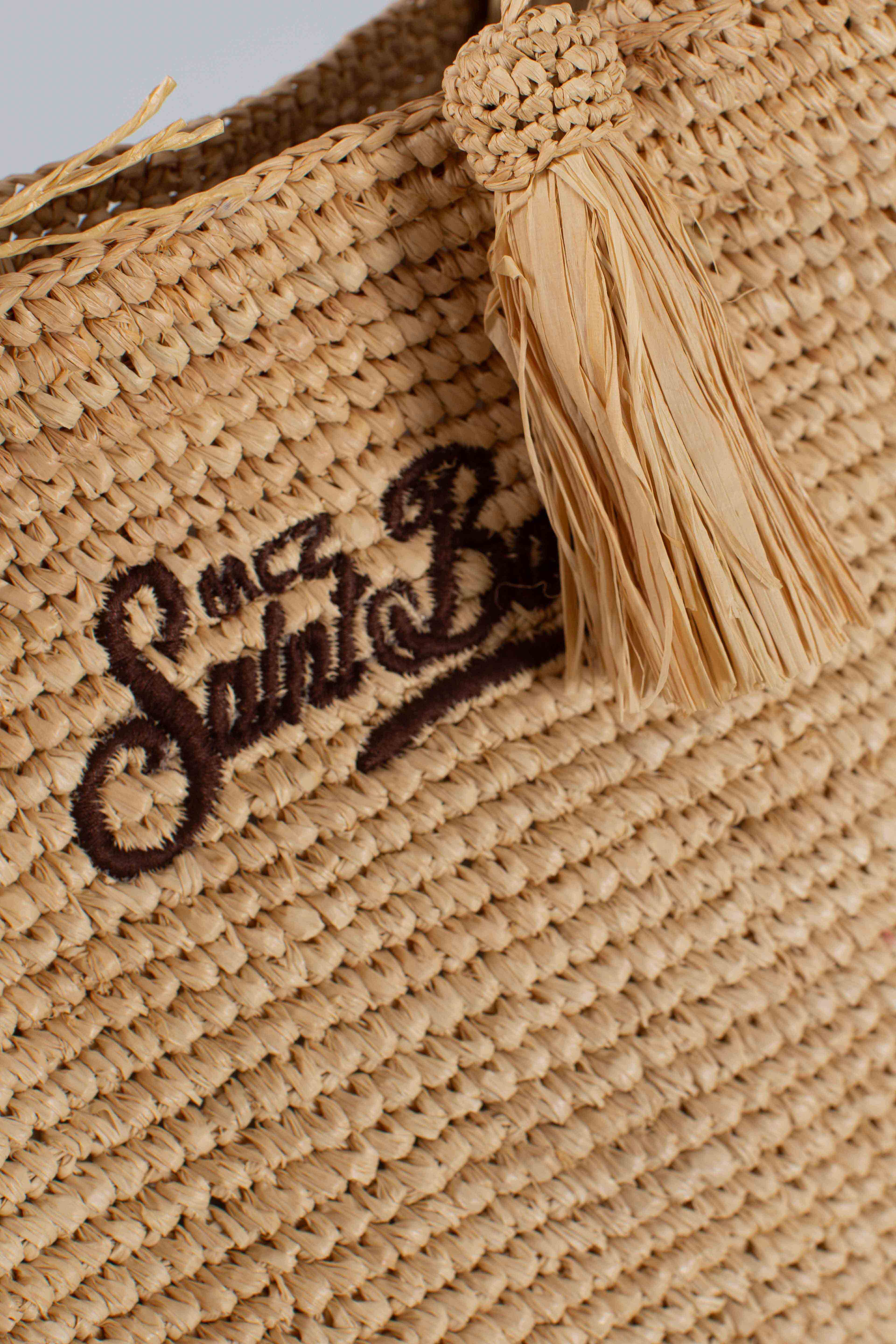 Borsa mc2 saint barth in rafia naturale