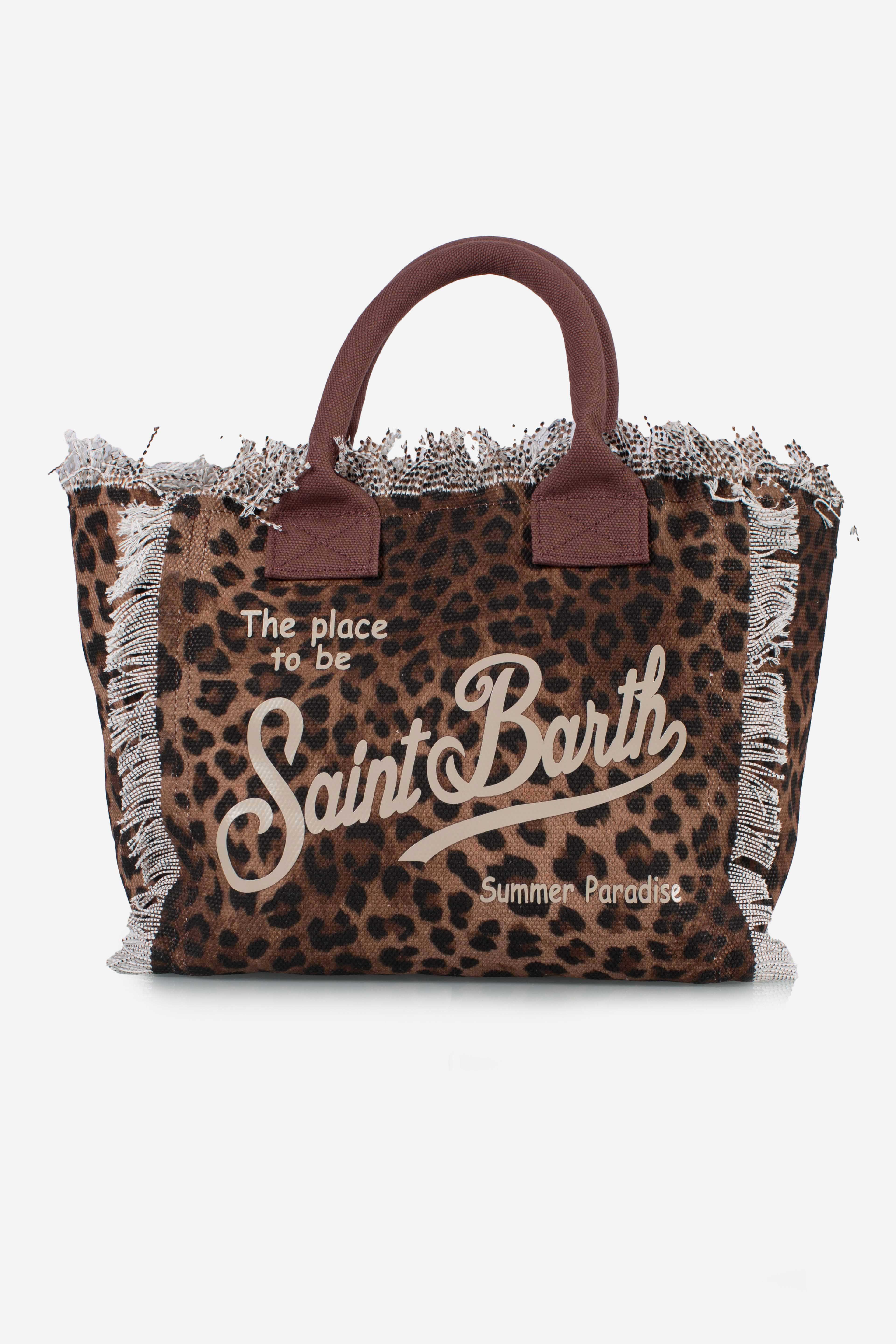Borsa Colette con stampa leopardata