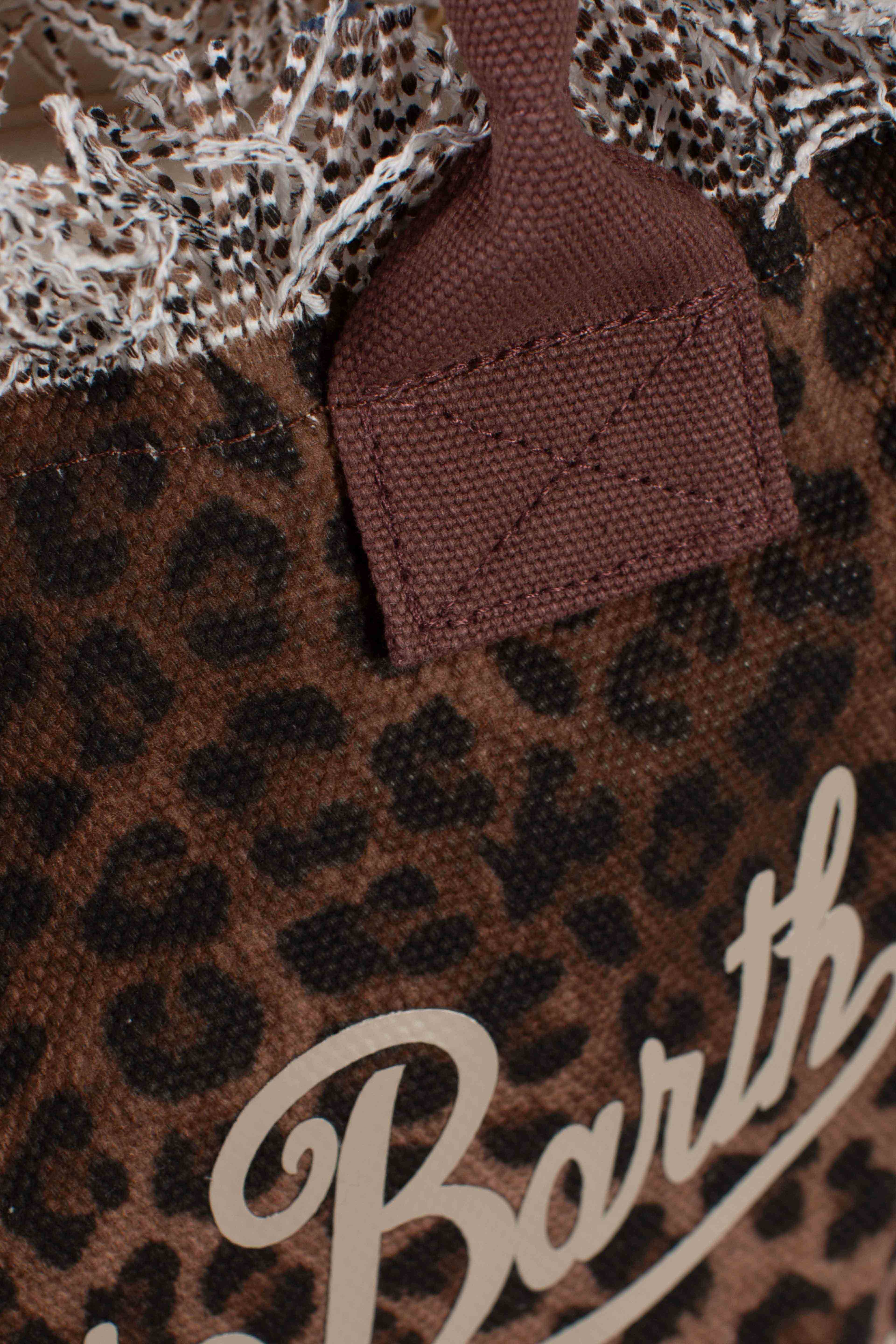 Borsa Colette con stampa leopardata
