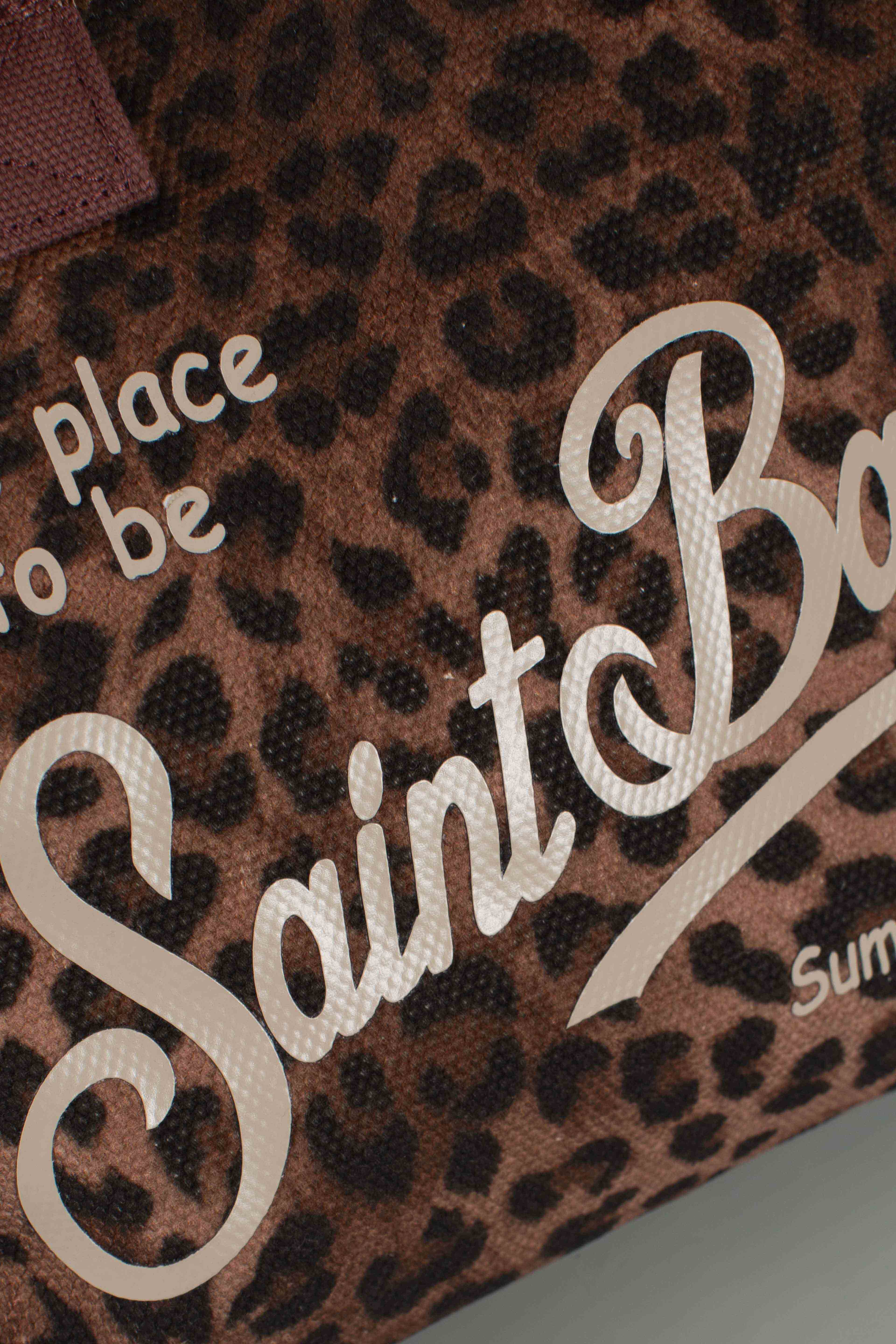 Borsa Colette con stampa leopardata