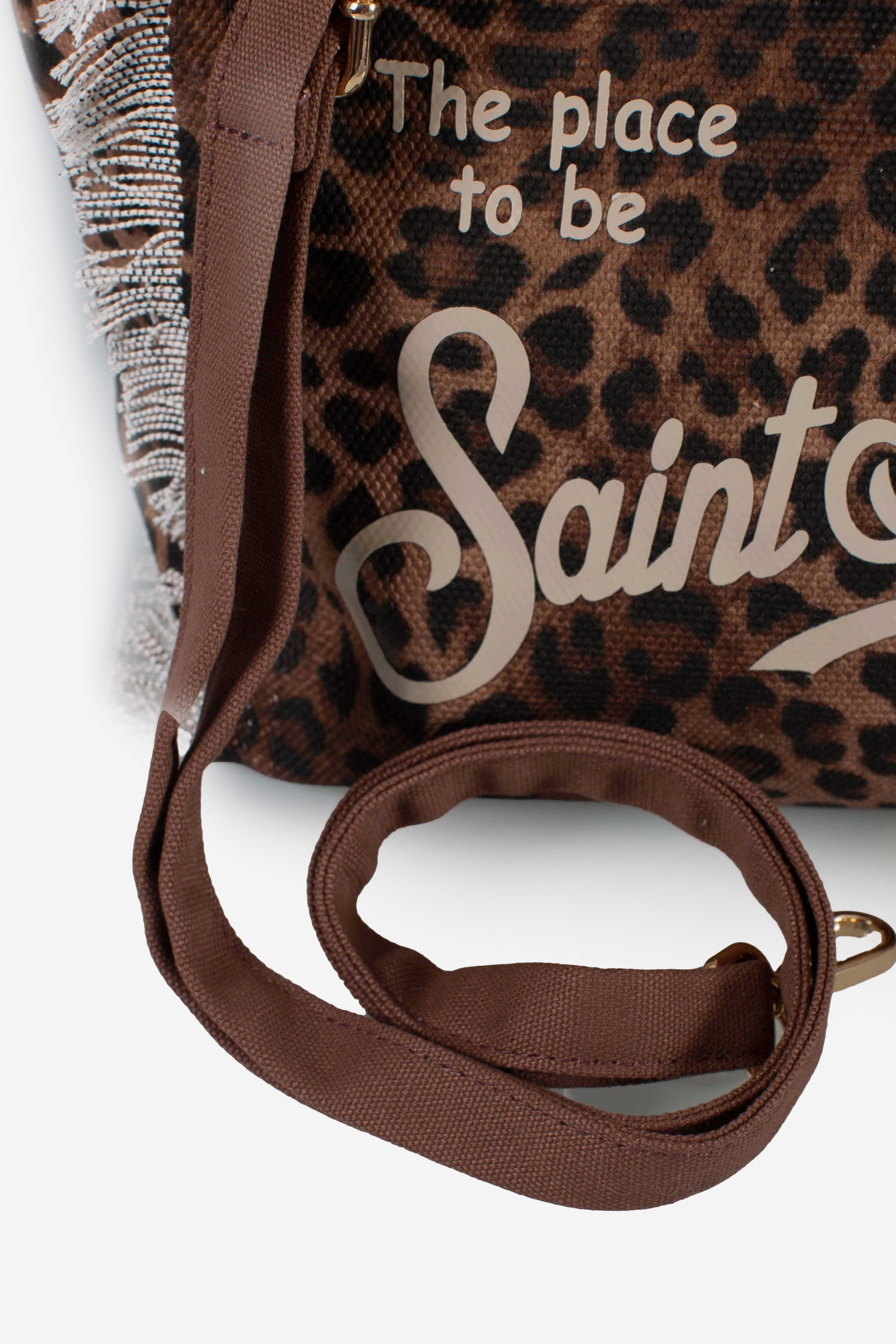 Borsa Colette con stampa leopardata
