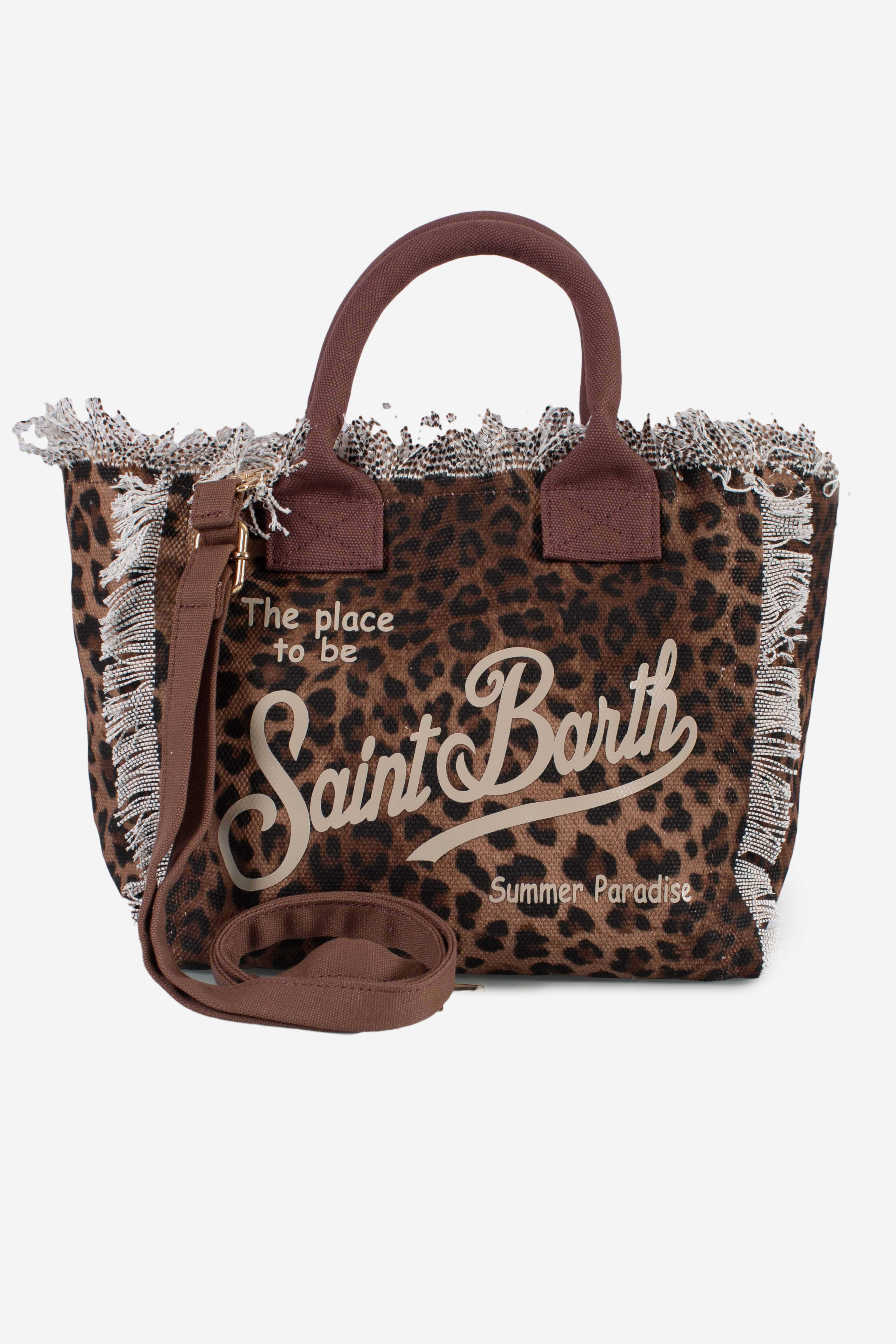 Borsa Colette con stampa leopardata