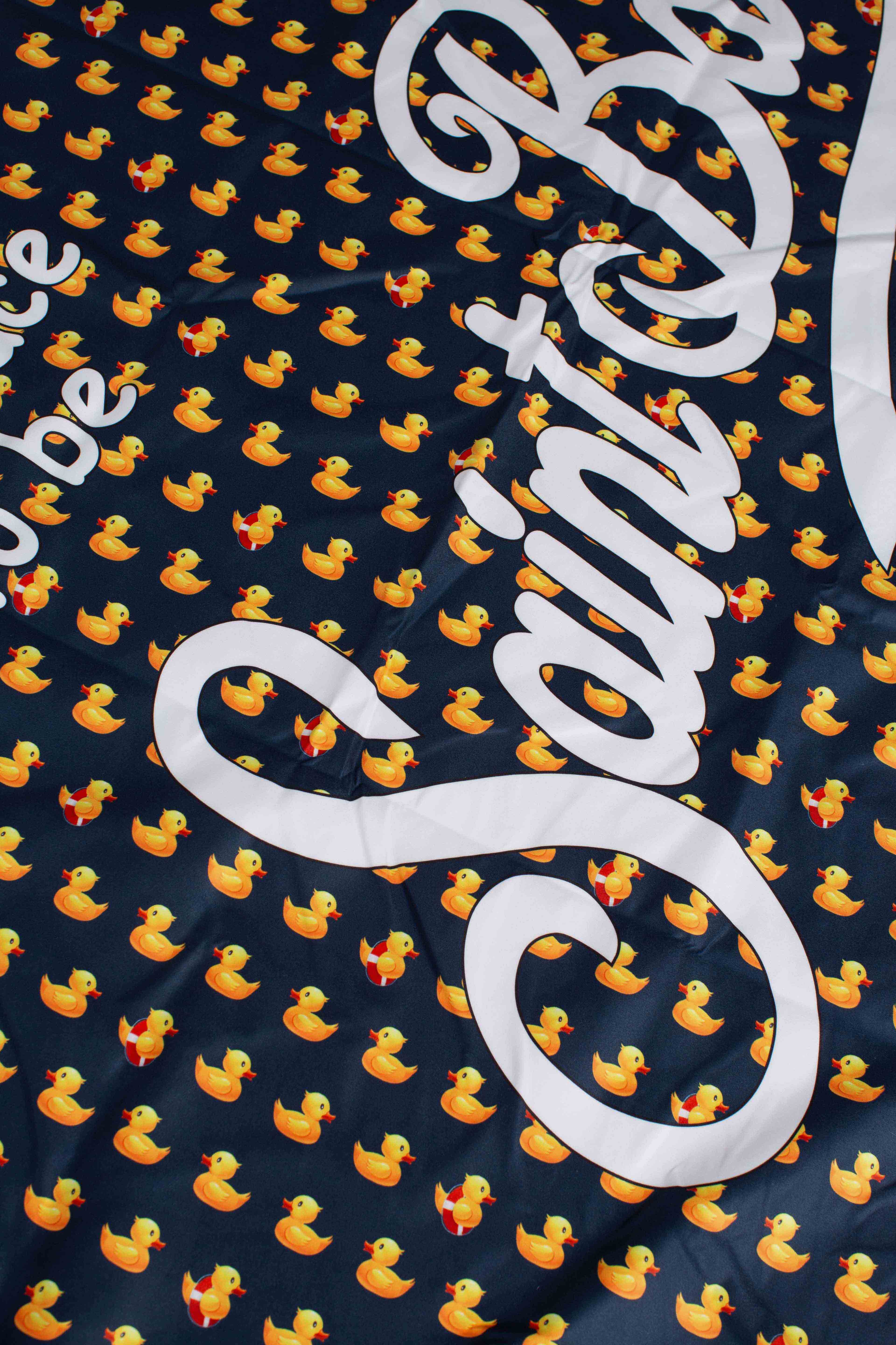 Telo mare Aidan con stampa Ducky e logo