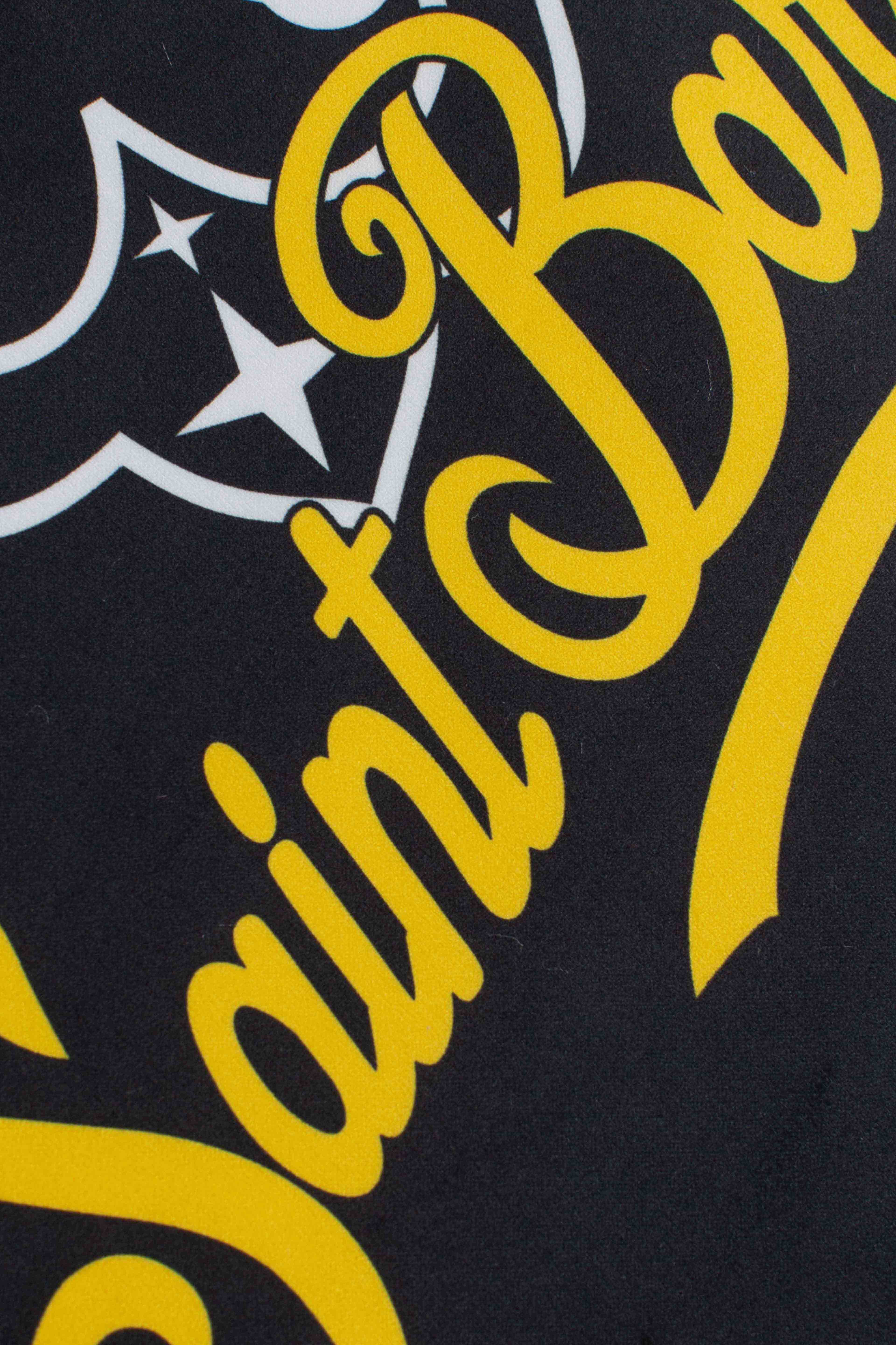 Telo mare Aidan con stampa bandana e logo