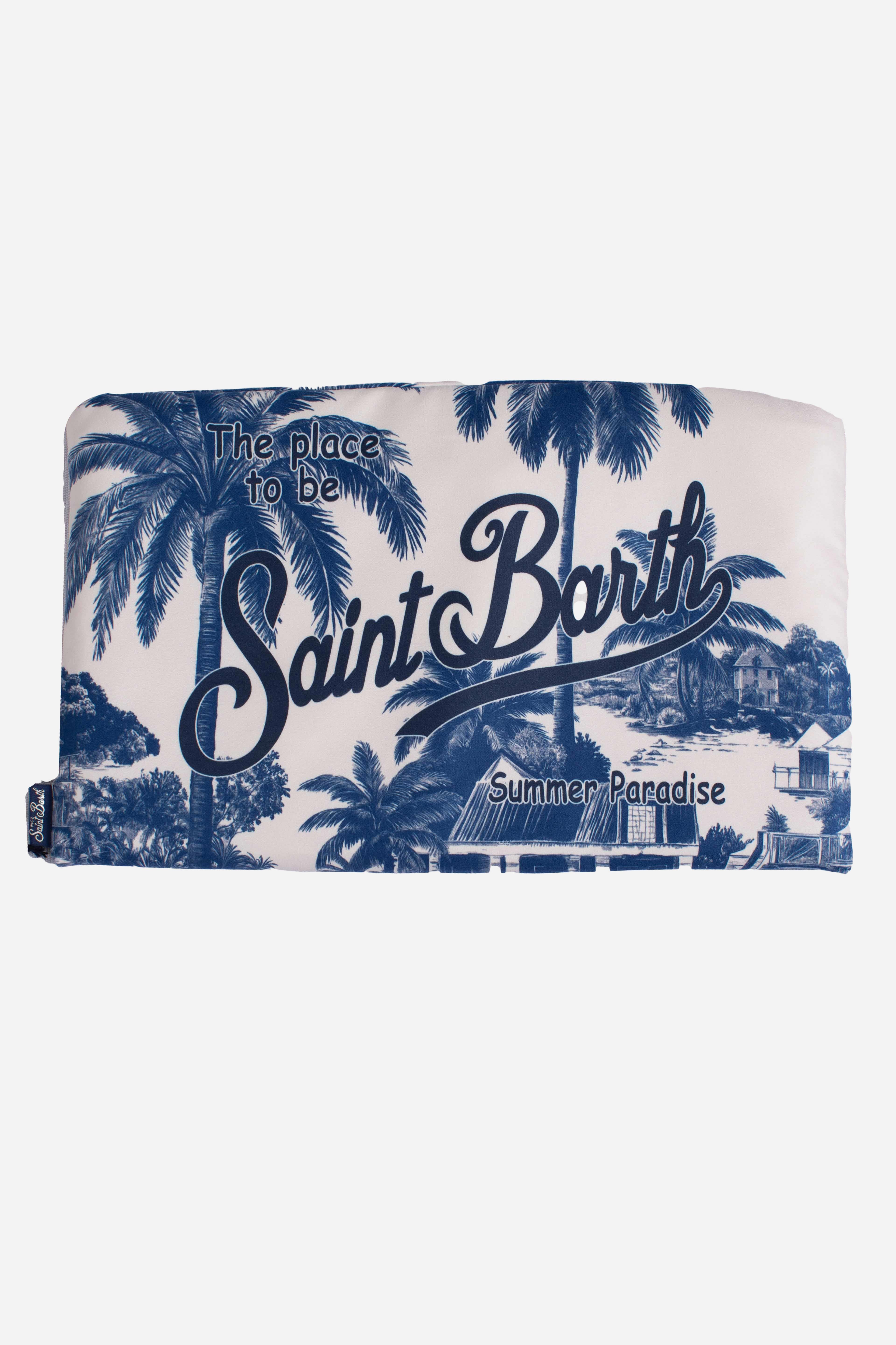 Telo mare Aidan con stampa toile de Jouy e logo | Special edition