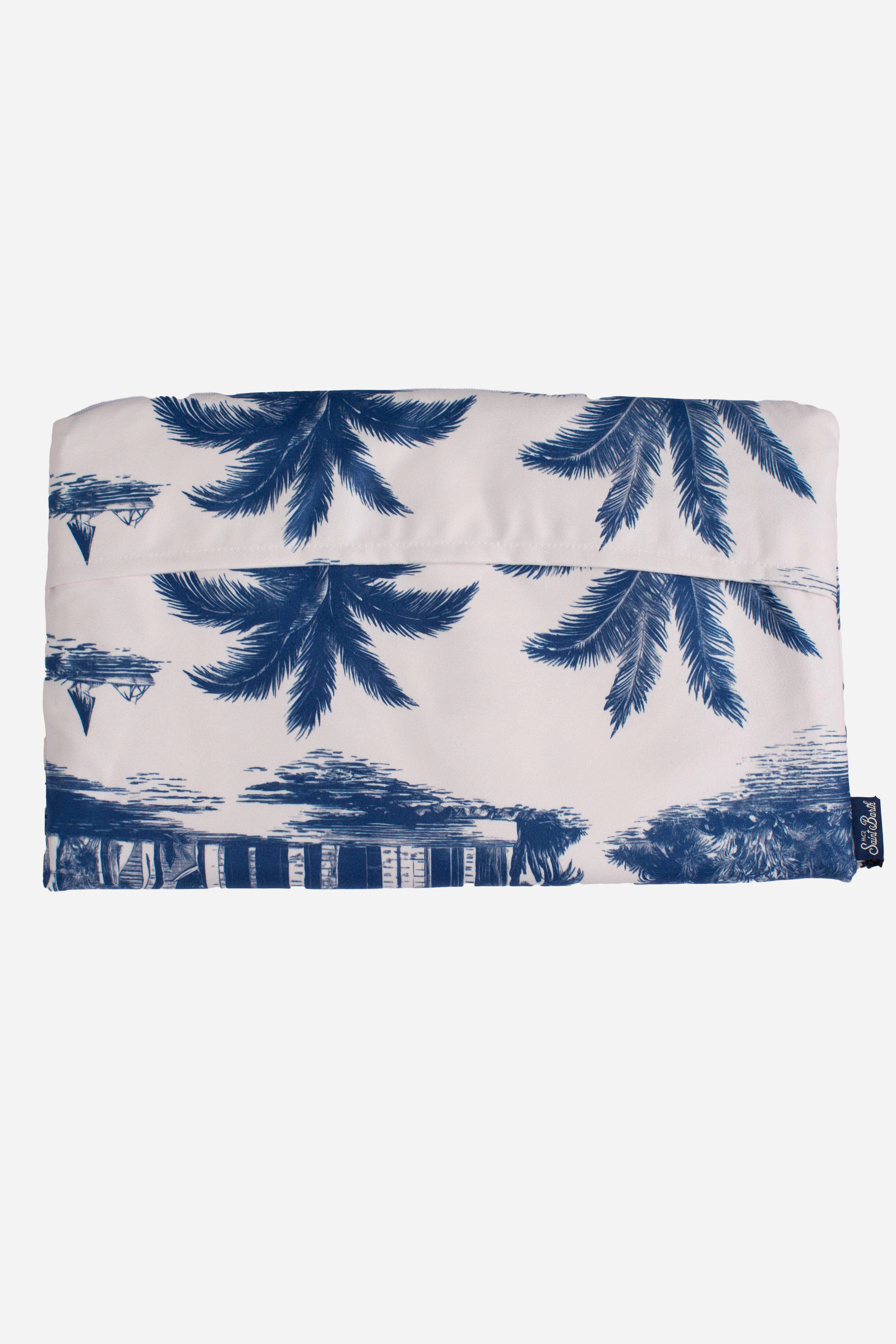 Telo mare Aidan con stampa toile de Jouy e logo | Special edition