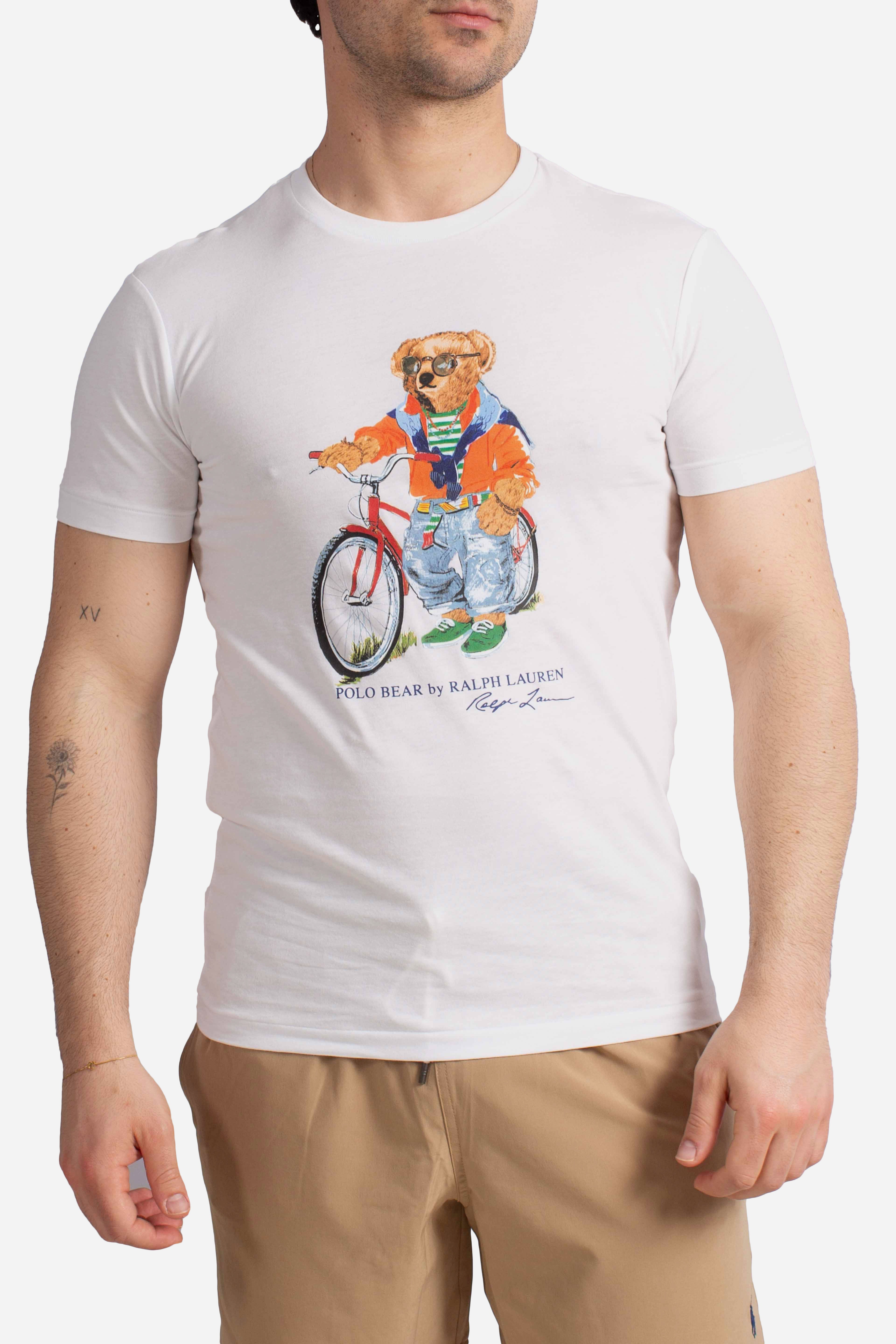 Maglietta Polo Bear jersey Classic-Fit white