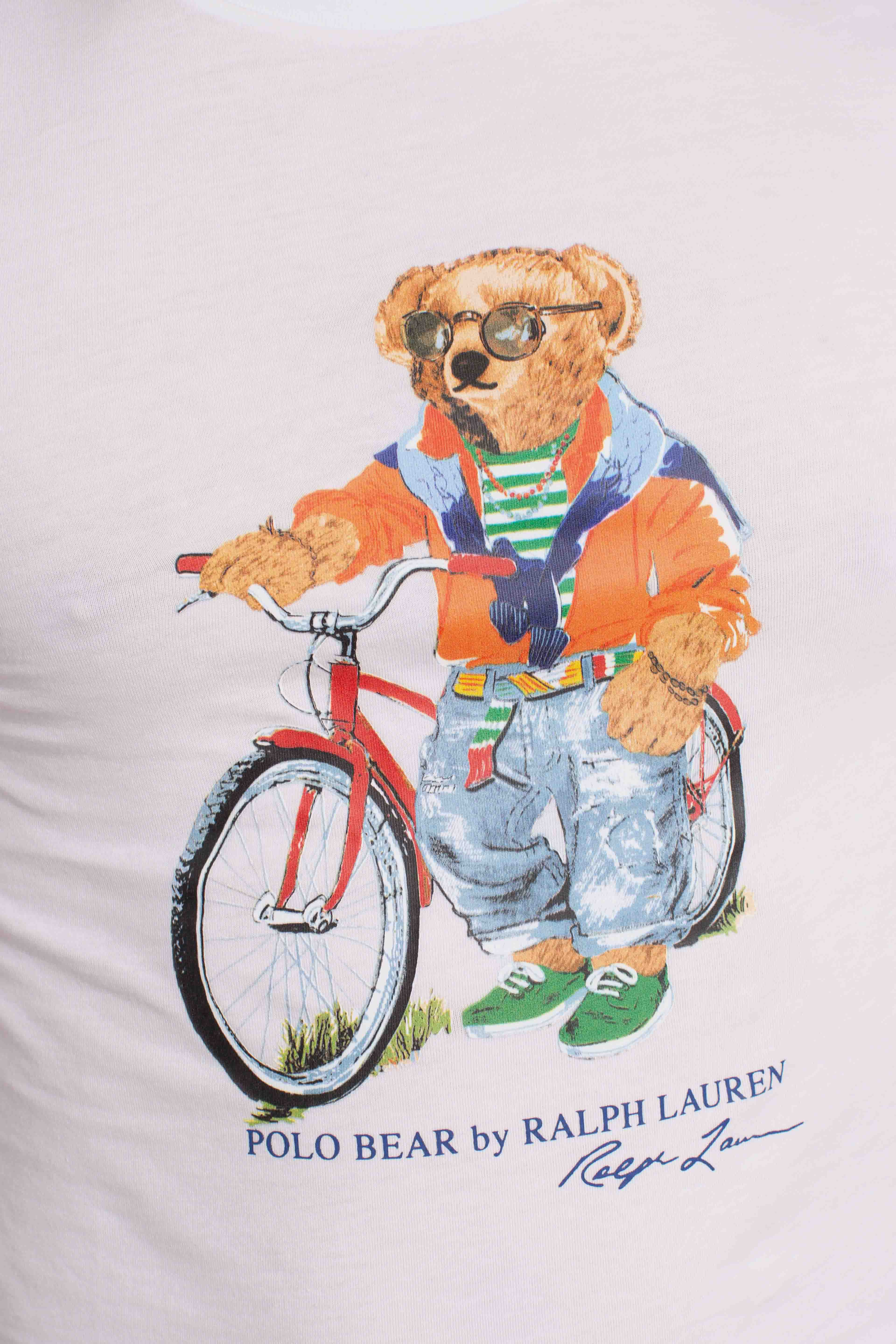 Maglietta Polo Bear jersey Classic-Fit white