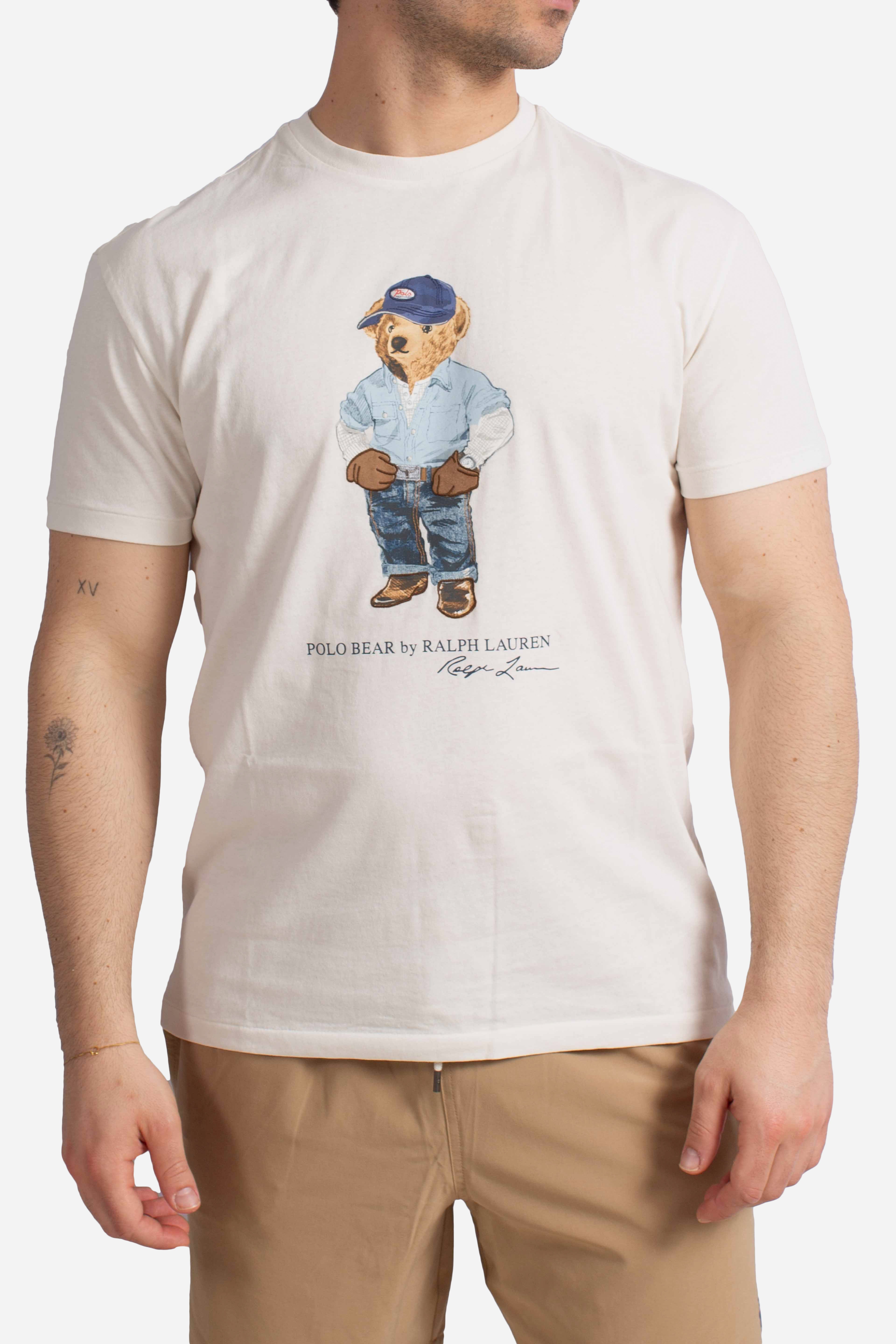 Maglietta Polo Bear jersey Classic-Fit white