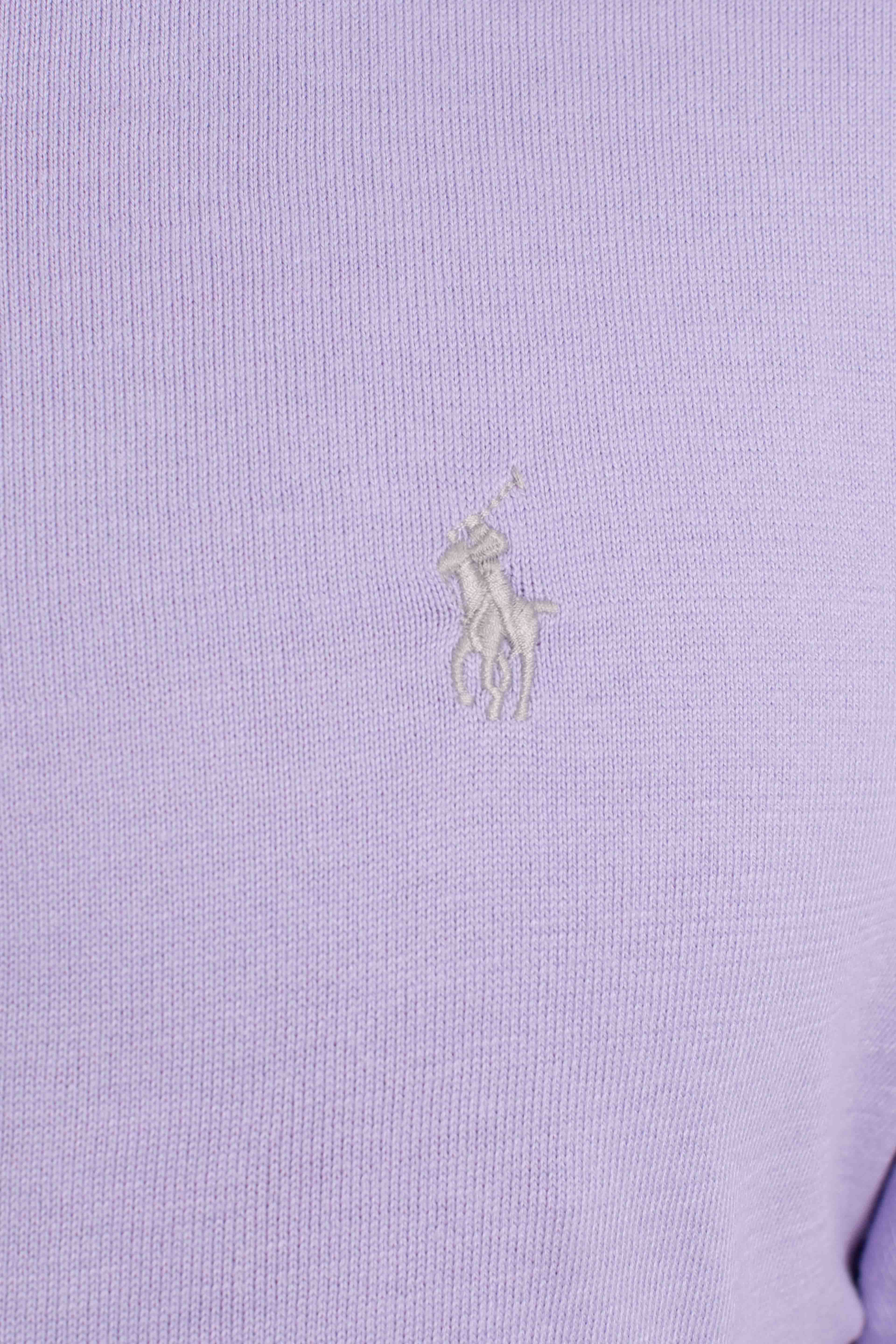 Maglia in cotone Slim-Fit purple